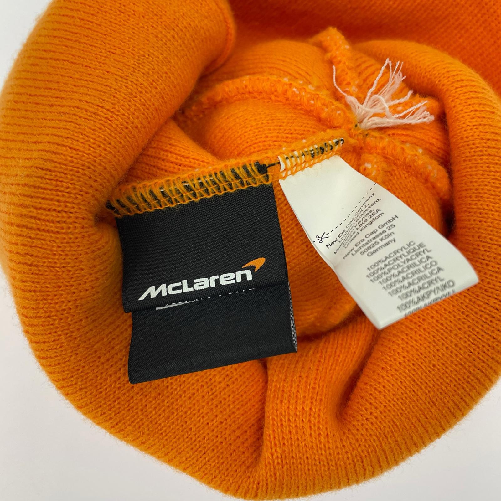ニットキャップ MCLAREN オレンジ オレンジ