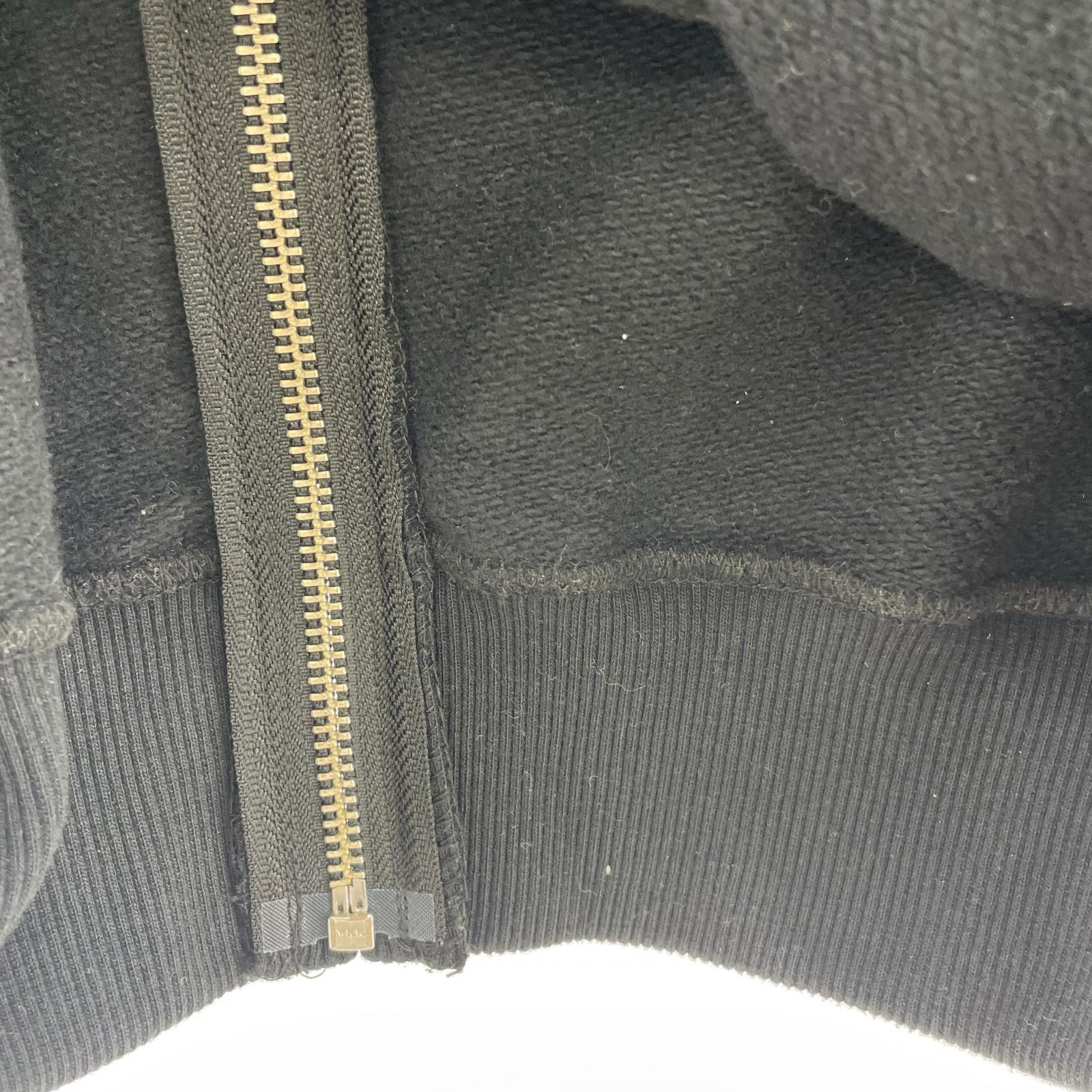 パーカー BLACK EYE PATCH STACKED OE LOGO ZIP HOODIE S 黒 S ブラック