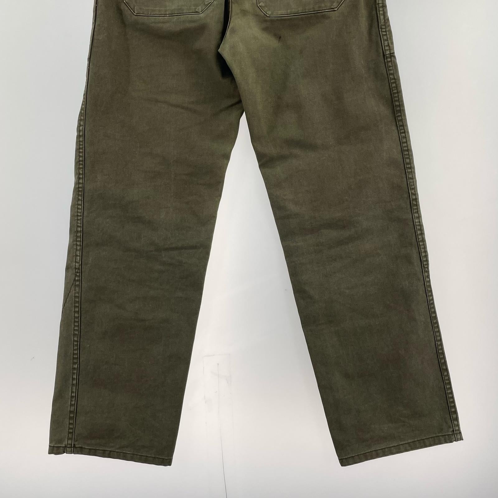 パンツ STUSSY AUTHENTIC 立体裁断 ベイカーパンツ 30 カーキ 30 カーキ