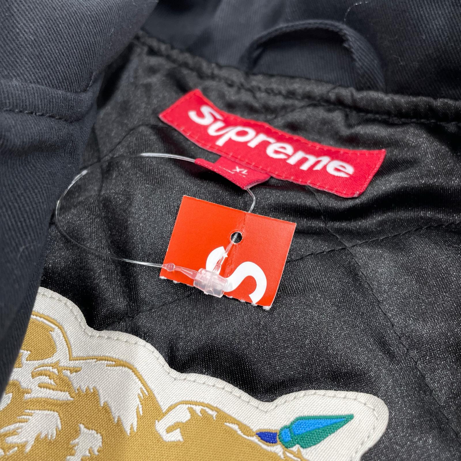 ジャケット Supreme×SpongeBob 25SS SquarePants Jeff Hamilton Racing Jacket XL 黒 ブラック