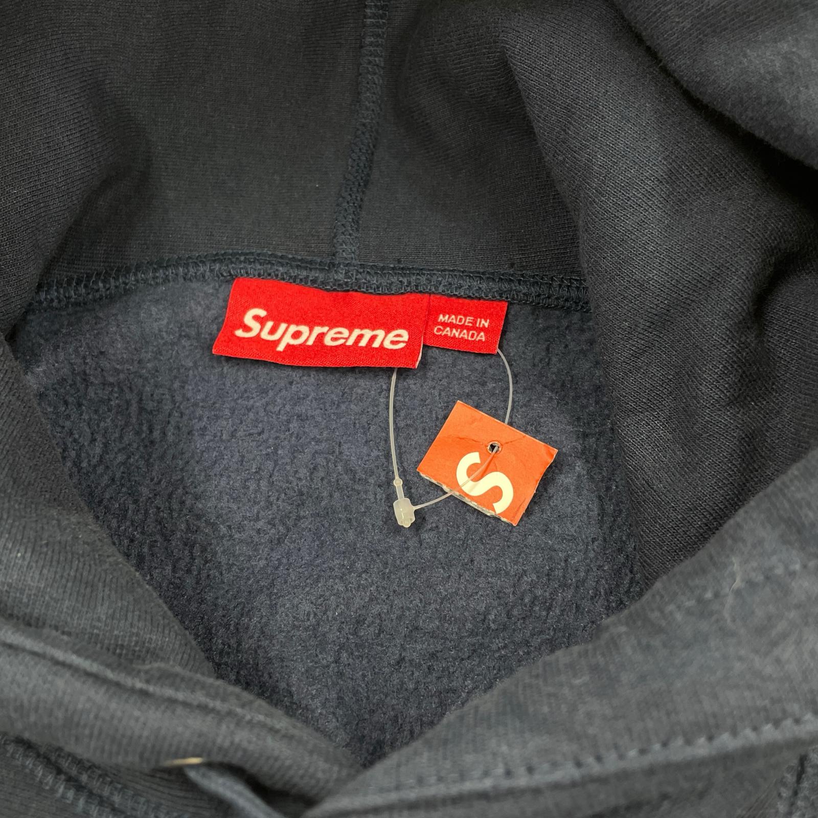 パーカー Supreme 24AW Box Logo Hooded Sweatshirt Navy L ネイビー×レッド L ネイビー