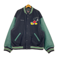ジャケット Supreme×Number (N)ine×Mickey Mouse 25AW Varsity Jacket Black XXL 黒 ブラック
