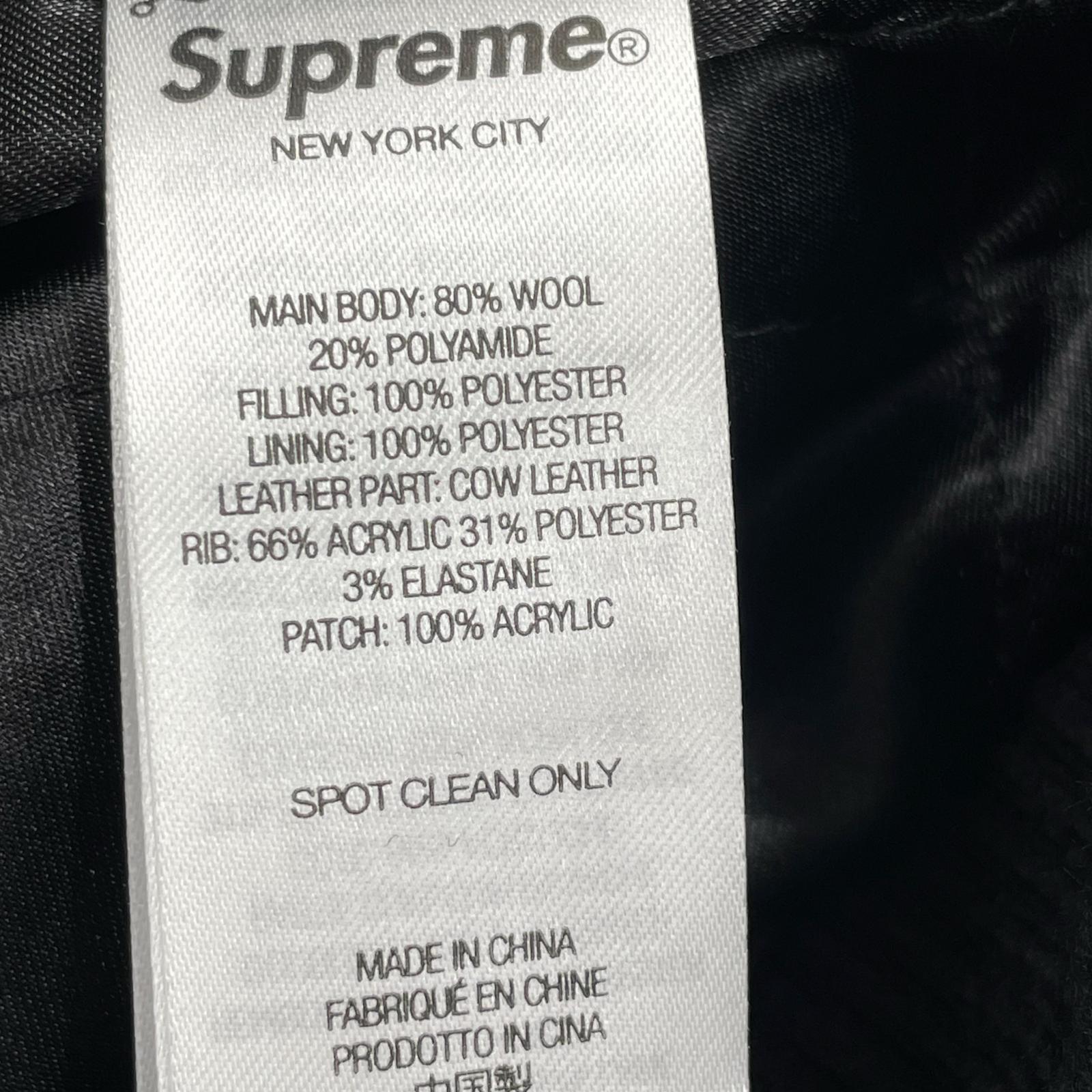 ジャケット Supreme×Number (N)ine×Mickey Mouse 25AW Varsity Jacket Black XXL 黒 ブラック