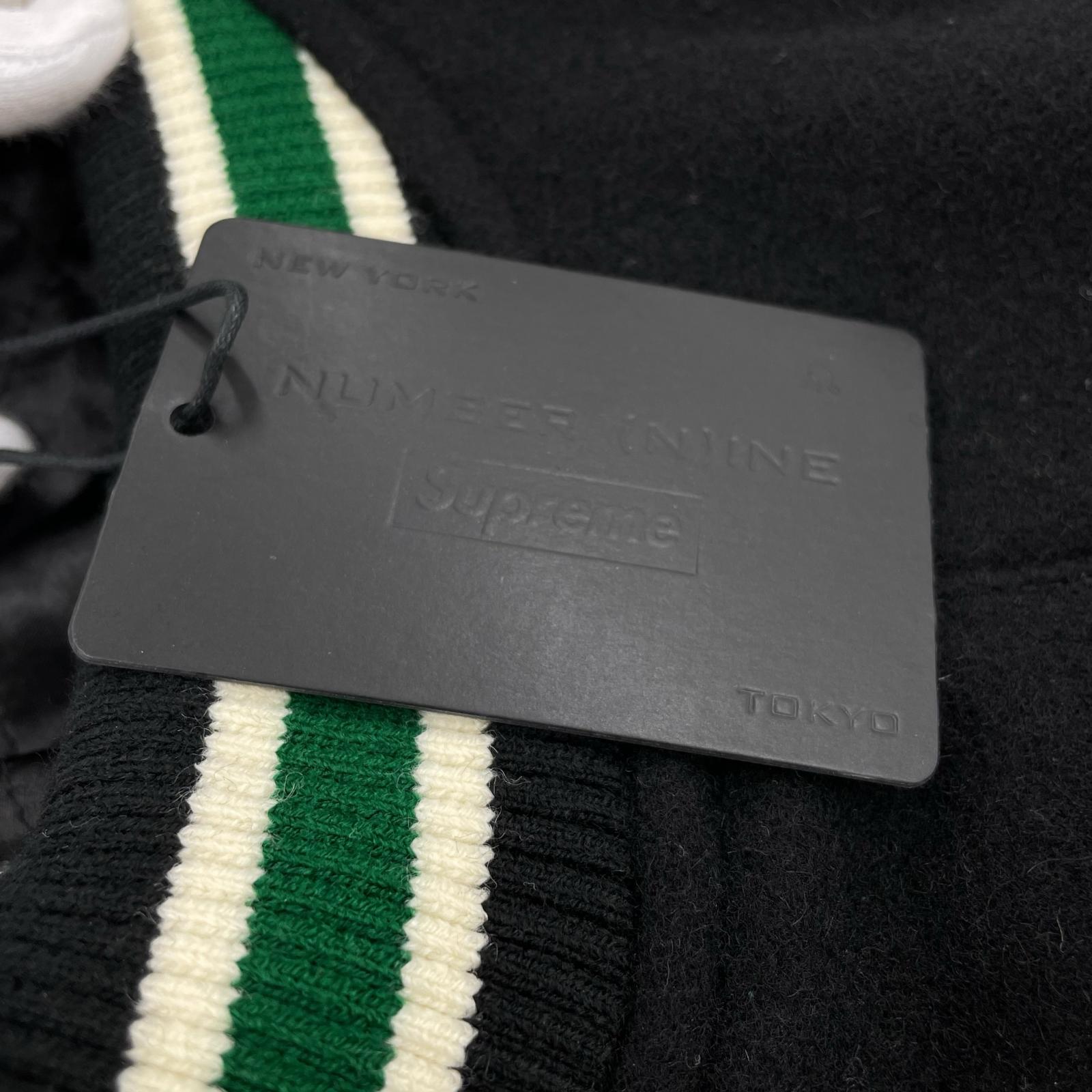 ジャケット Supreme×Number (N)ine×Mickey Mouse 25AW Varsity Jacket Black XXL 黒 ブラック