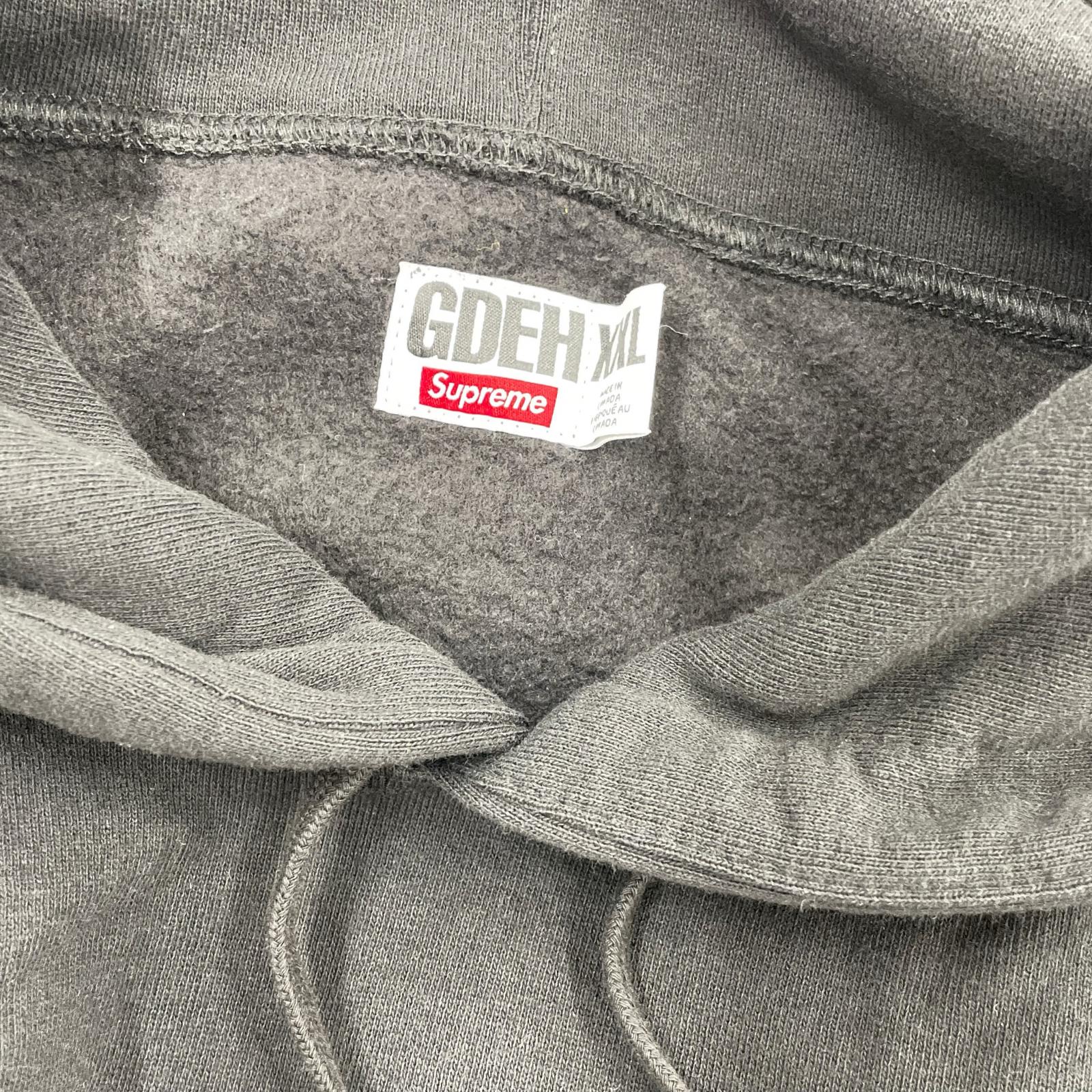 パーカー Supreme×GOODENOUGH 25SS Hooded Sweatshirt Black XXL 黒 ブラック