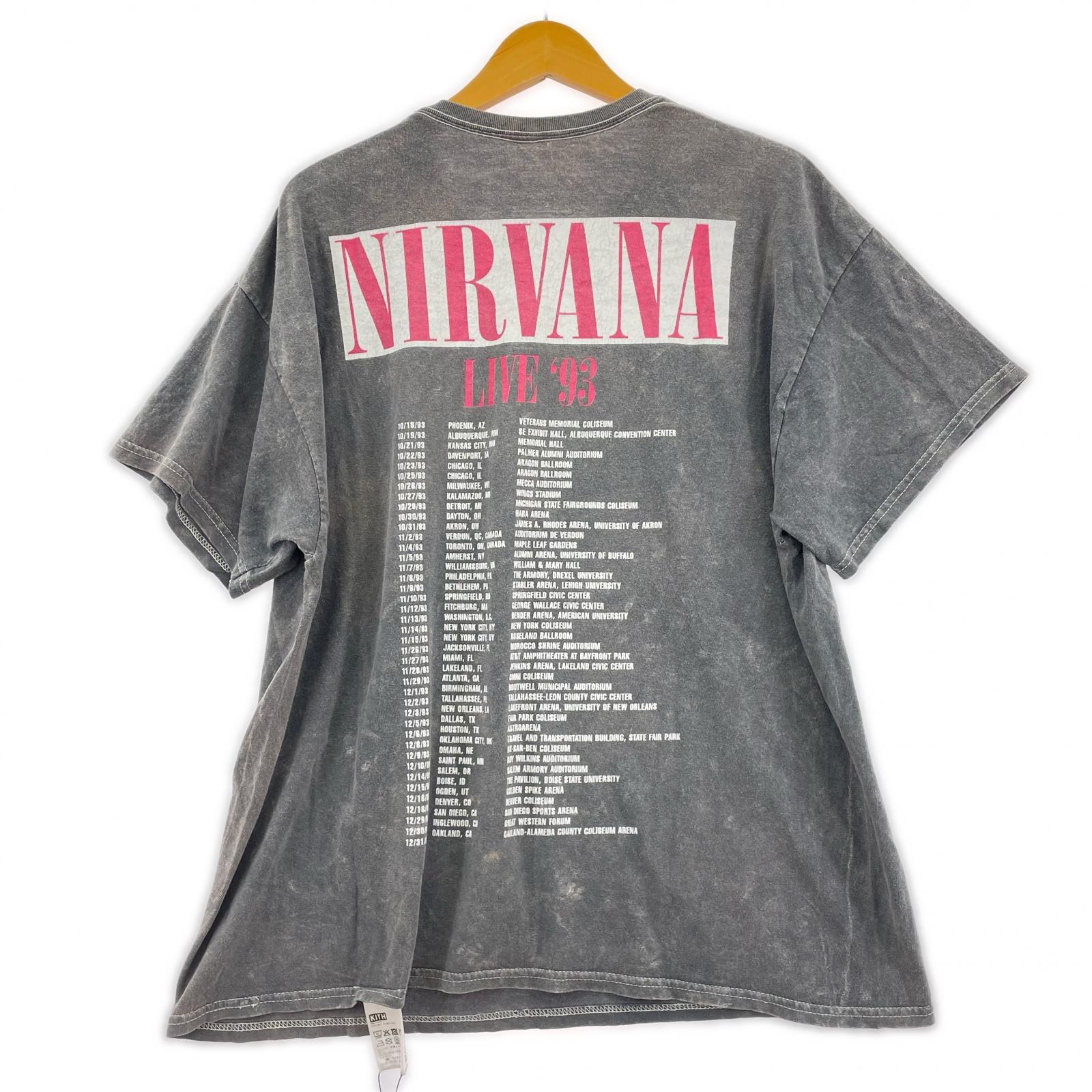半袖Tシャツ KITH VINTAGE NIRVANA 2026 Tee XL グレー グレー