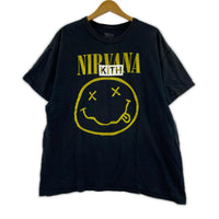 半袖Tシャツ KITH VINTAGE NIRVANA 2026 スマイリーTee XL 黒 ブラック