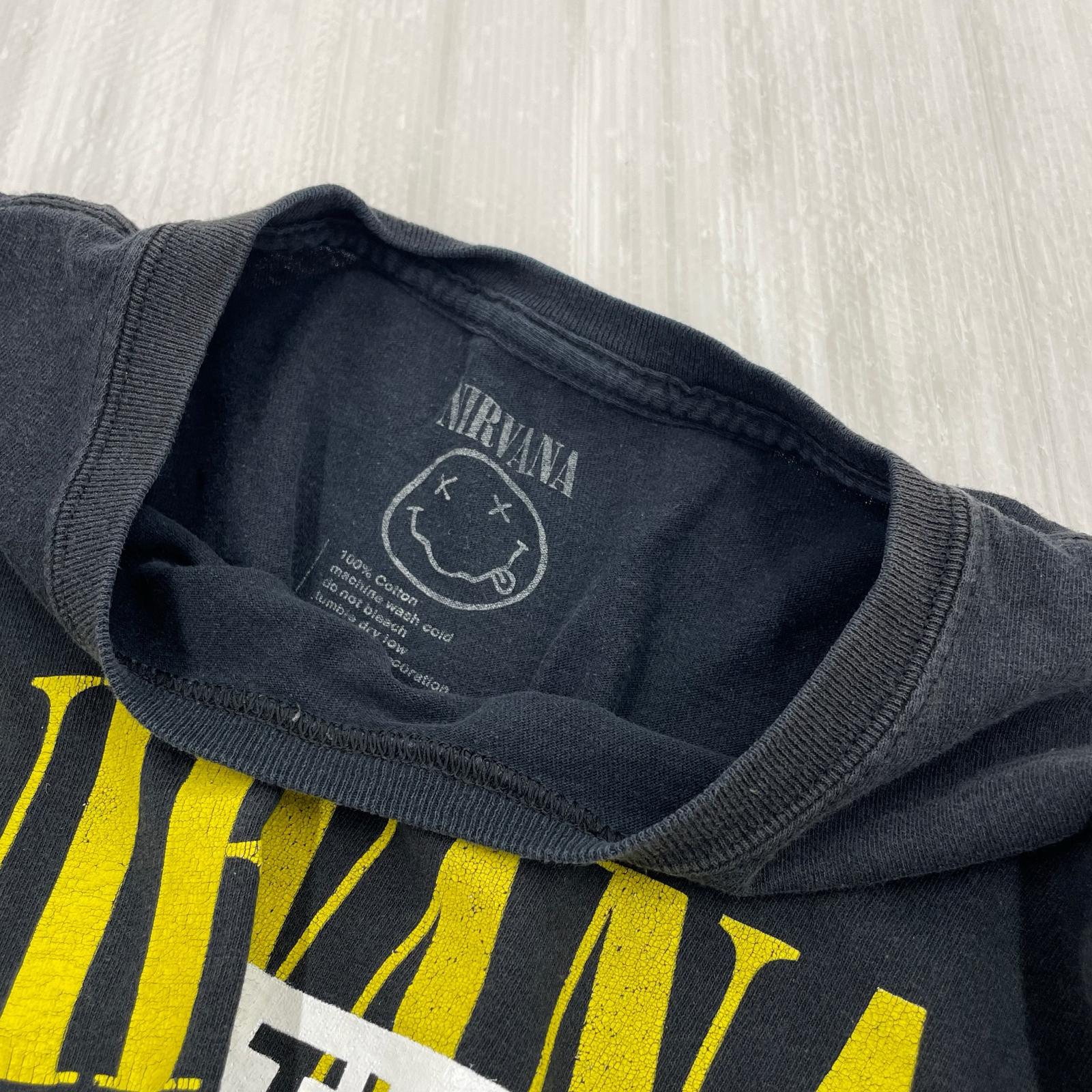 半袖Tシャツ KITH VINTAGE NIRVANA 2026 スマイリーTee XL 黒 ブラック