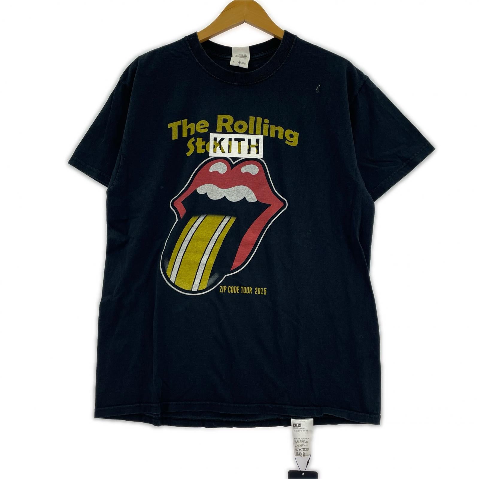 半袖Tシャツ KITH VINTAGE ROLLING STONES 2025 Tee 黒 L ブラック