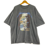 半袖Tシャツ KITH VINTAGE METALLICA PUSHEAD 2025 Tee L/XL フェードブラック ブラック