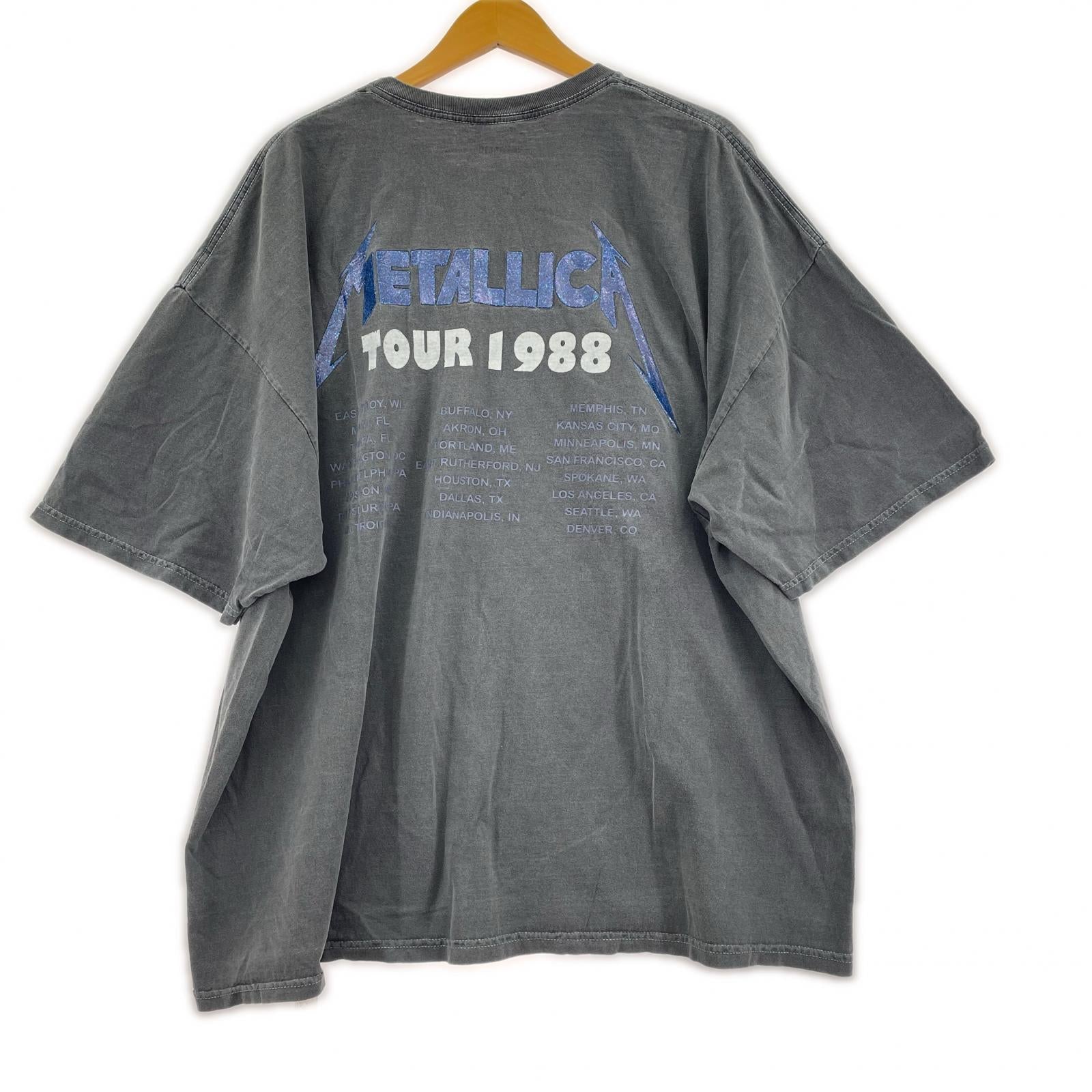 半袖Tシャツ KITH VINTAGE METALLICA PUSHEAD 2025 Tee L/XL フェードブラック ブラック
