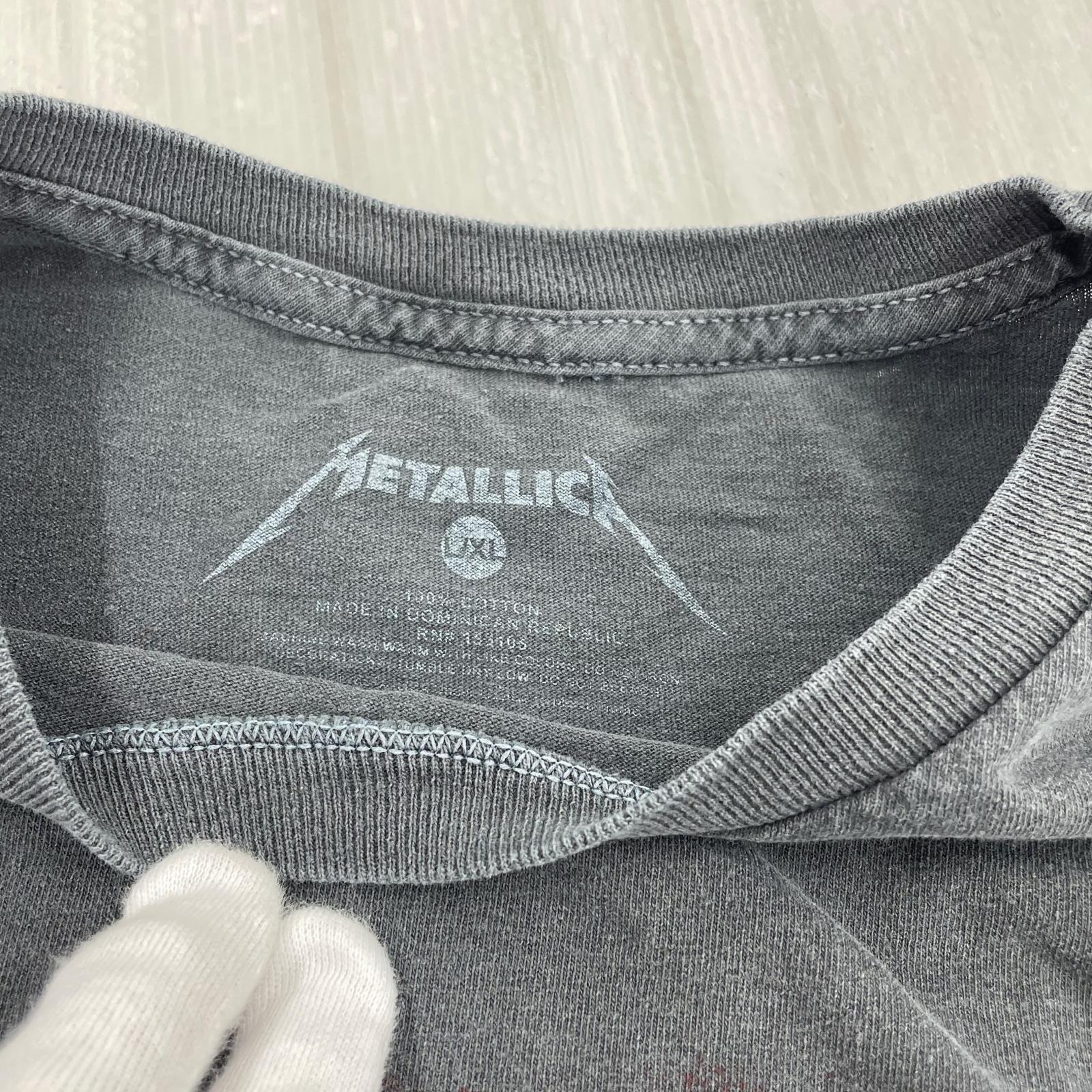 半袖Tシャツ KITH VINTAGE METALLICA PUSHEAD 2025 Tee L/XL フェードブラック ブラック