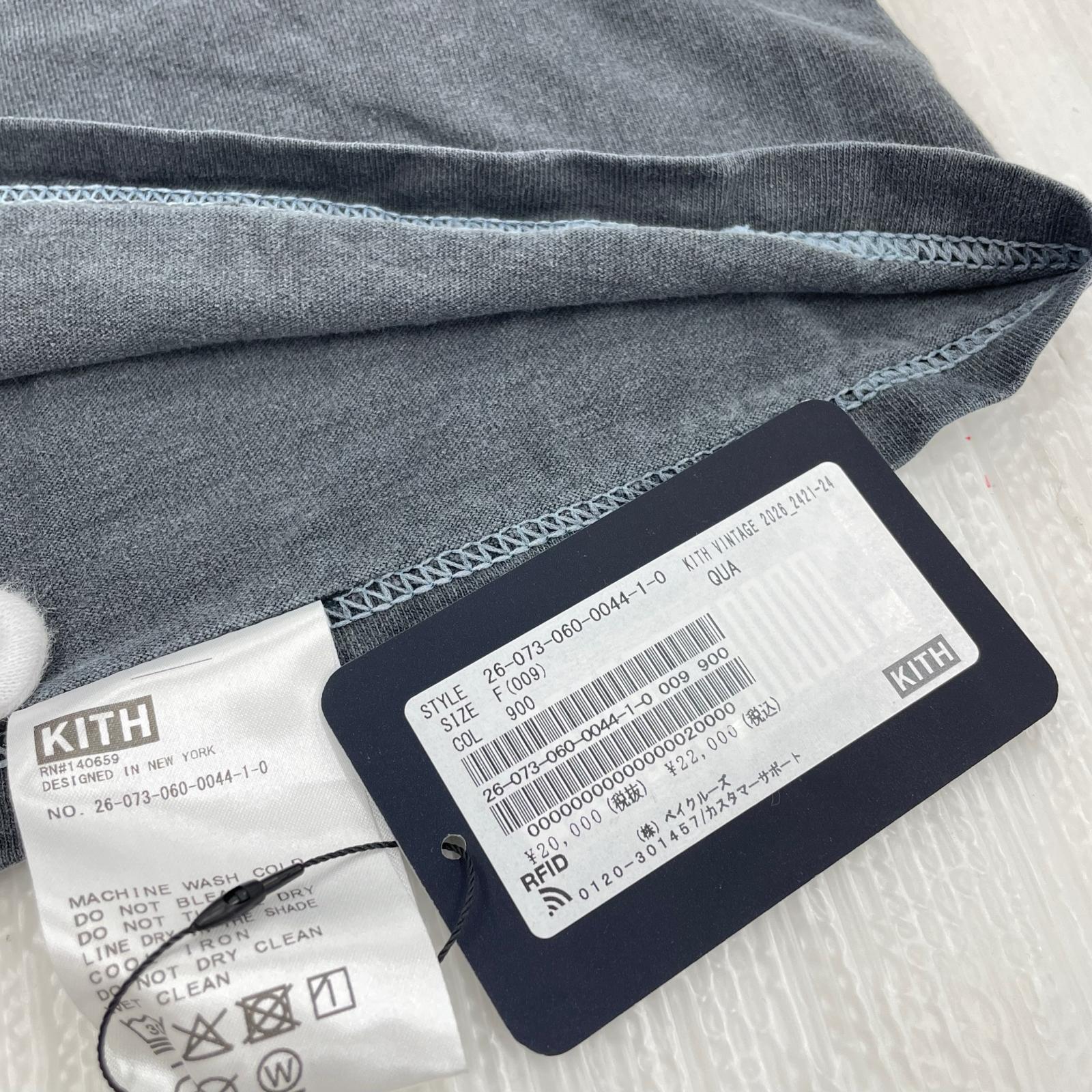 半袖Tシャツ KITH VINTAGE METALLICA PUSHEAD 2025 Tee L/XL フェードブラック ブラック