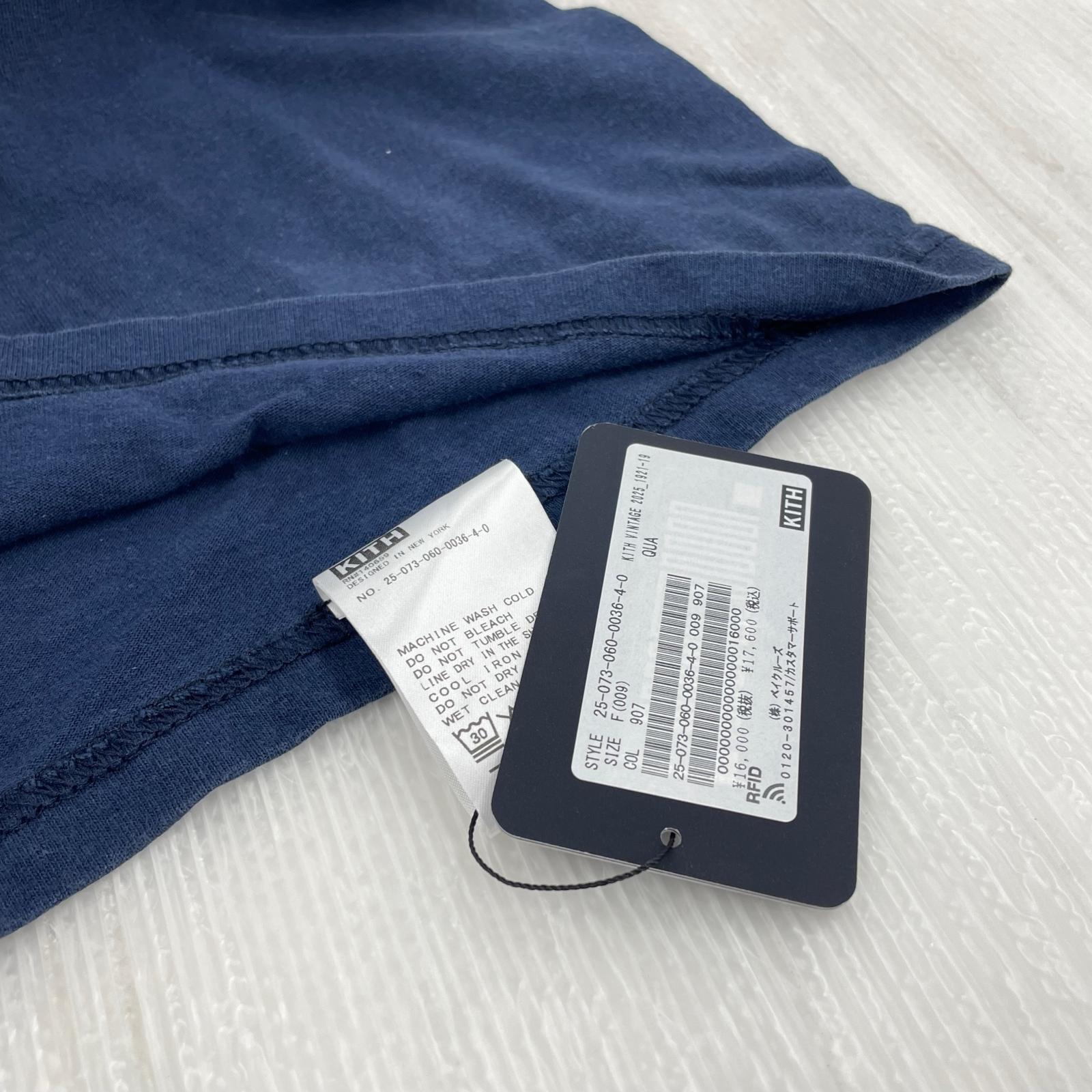 半袖Tシャツ KITH VINTAGE MICKEY 星条旗 Tee L 紺 L ネイビー
