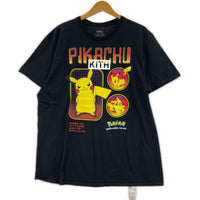 半袖Tシャツ KITH VINTAGE ピカチュウ 2025 Tee XL 黒 ブラック