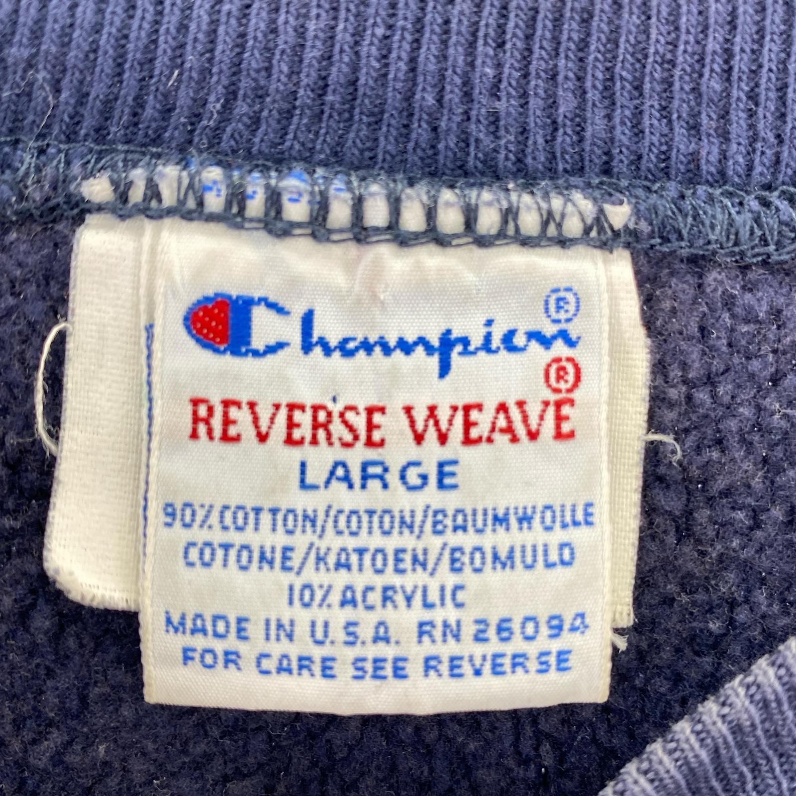 スウェット 90s リバースウィーブ ネイビー (L) L ネイビー