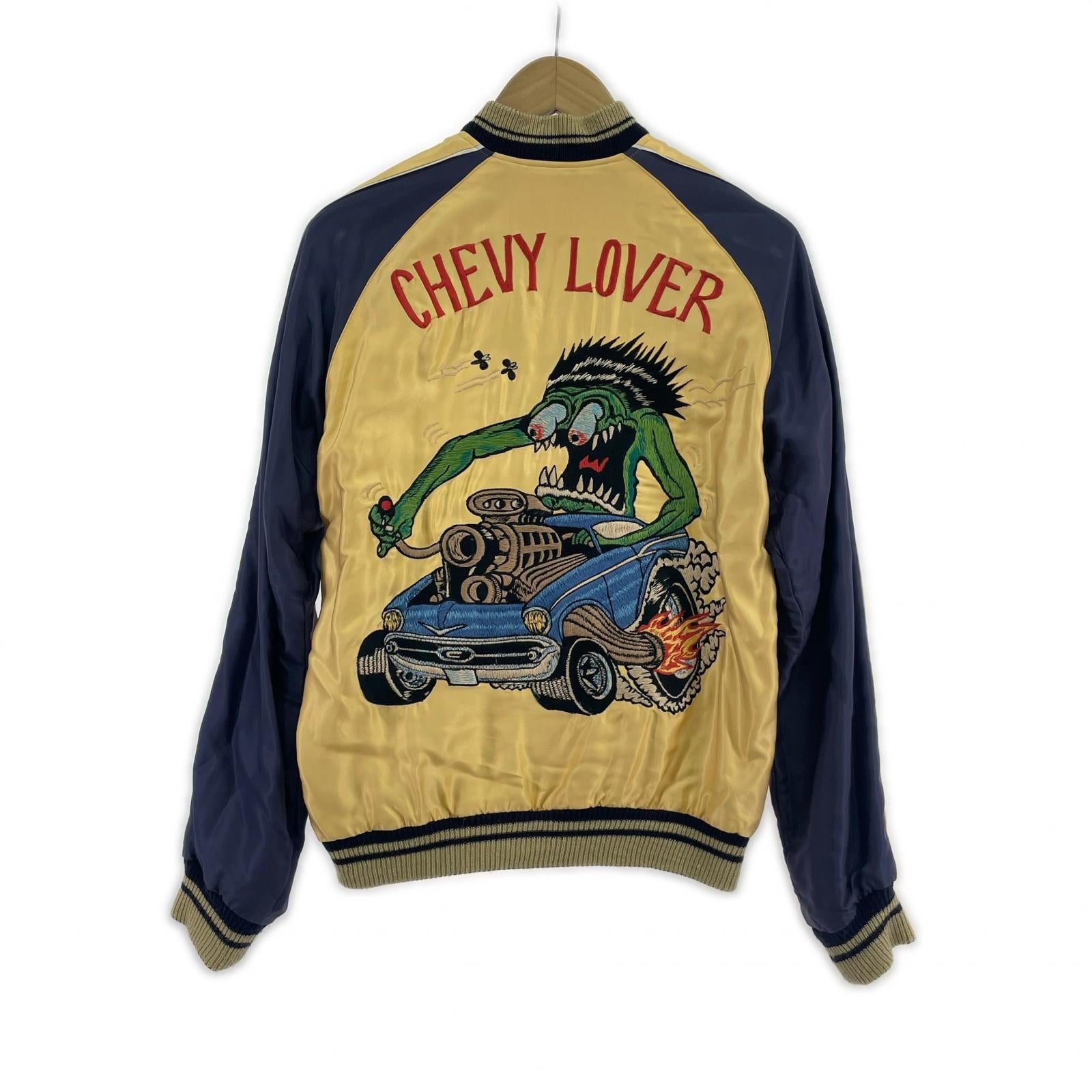 ブルゾン TT11936/CHEVY LOVER/虎/リバーシブル/ピンク/黄/S S
