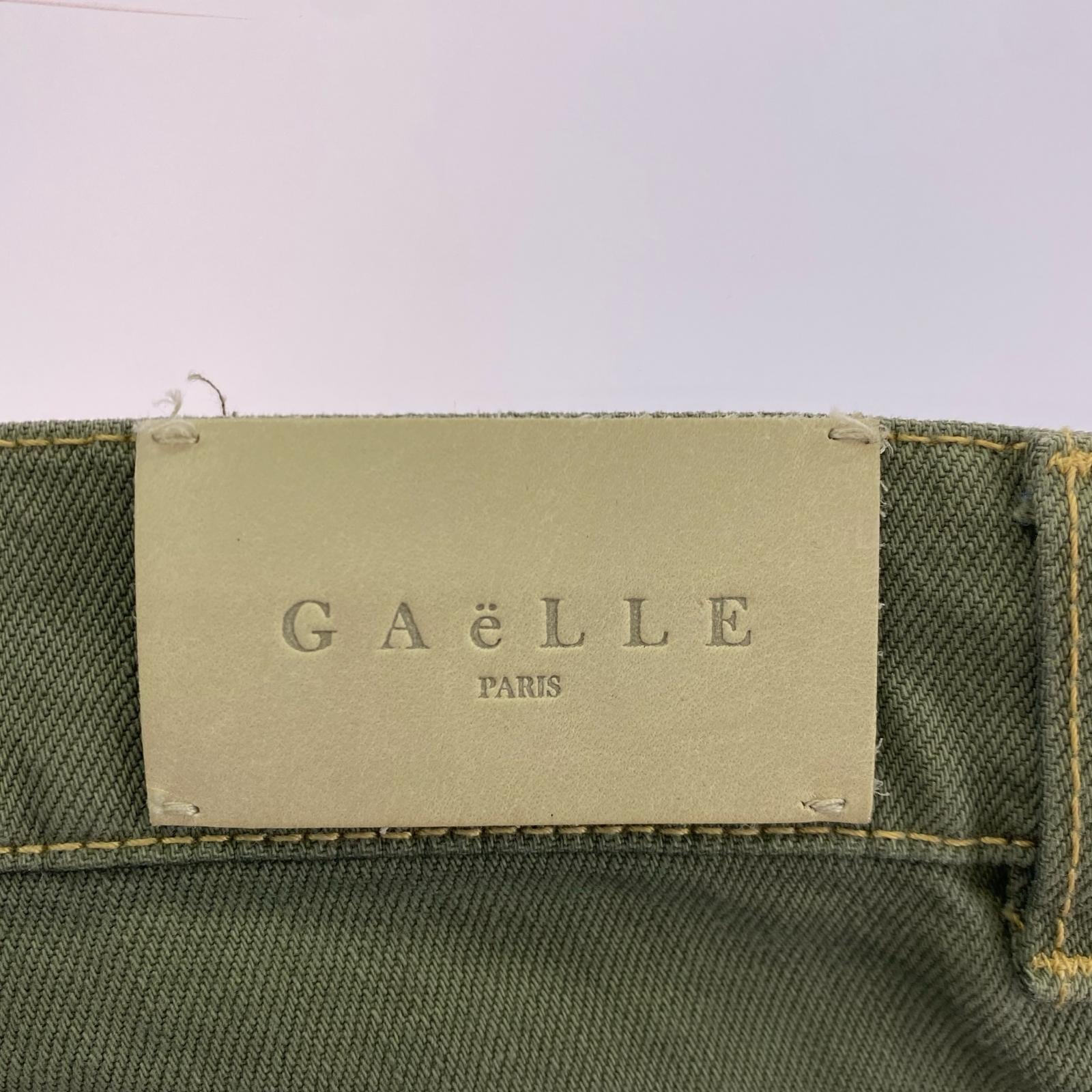 デニムパンツ Gaelle Paris/ダメージデニム/29/KHK 29 カーキ