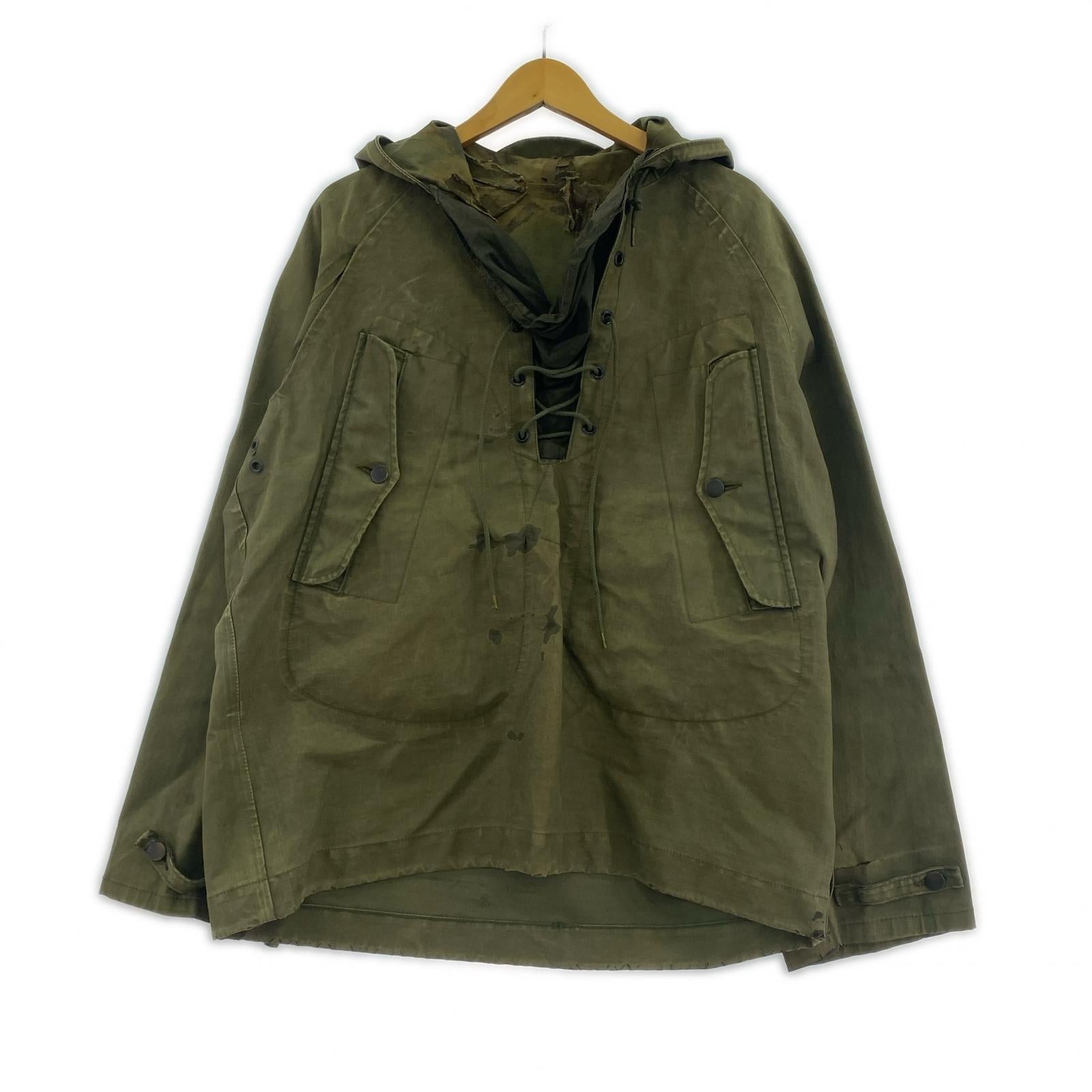 ジャケット 60s 米軍 UISN ウェットウェザーパーカー(-) グリーン