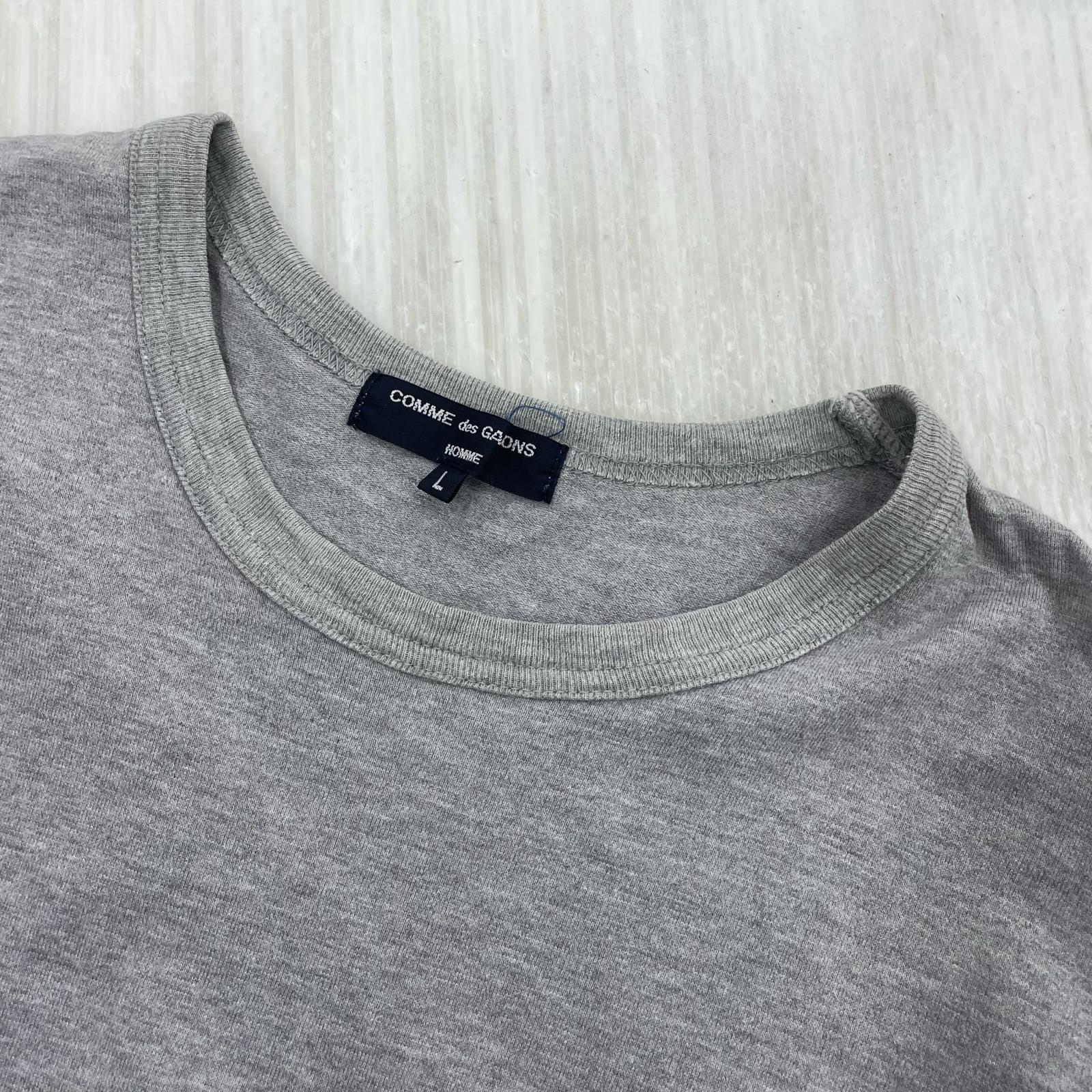 半袖Tシャツ HOMME HF-T009 グレー L グレー