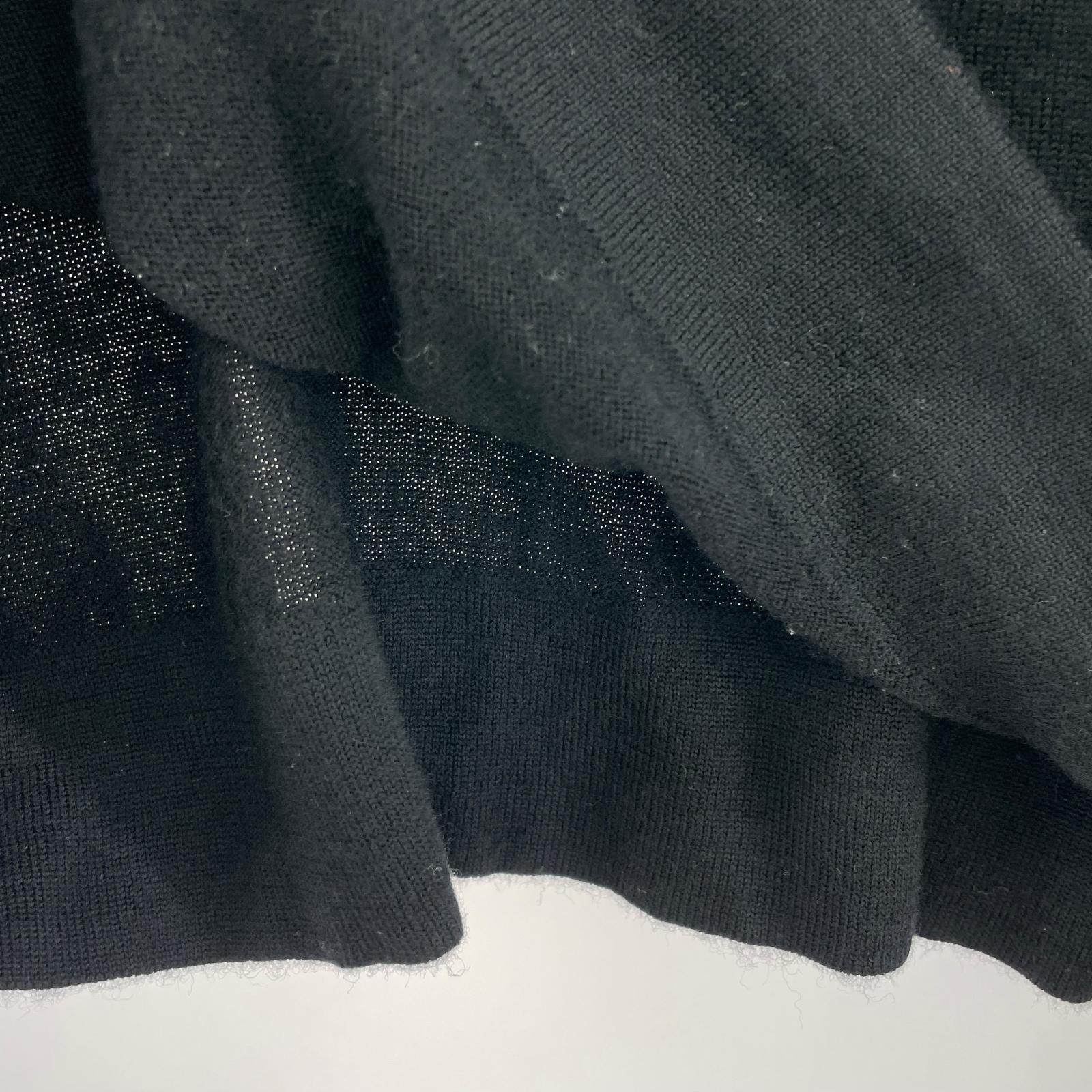 ニット 22AW モックネック M 黒 M ブラック
