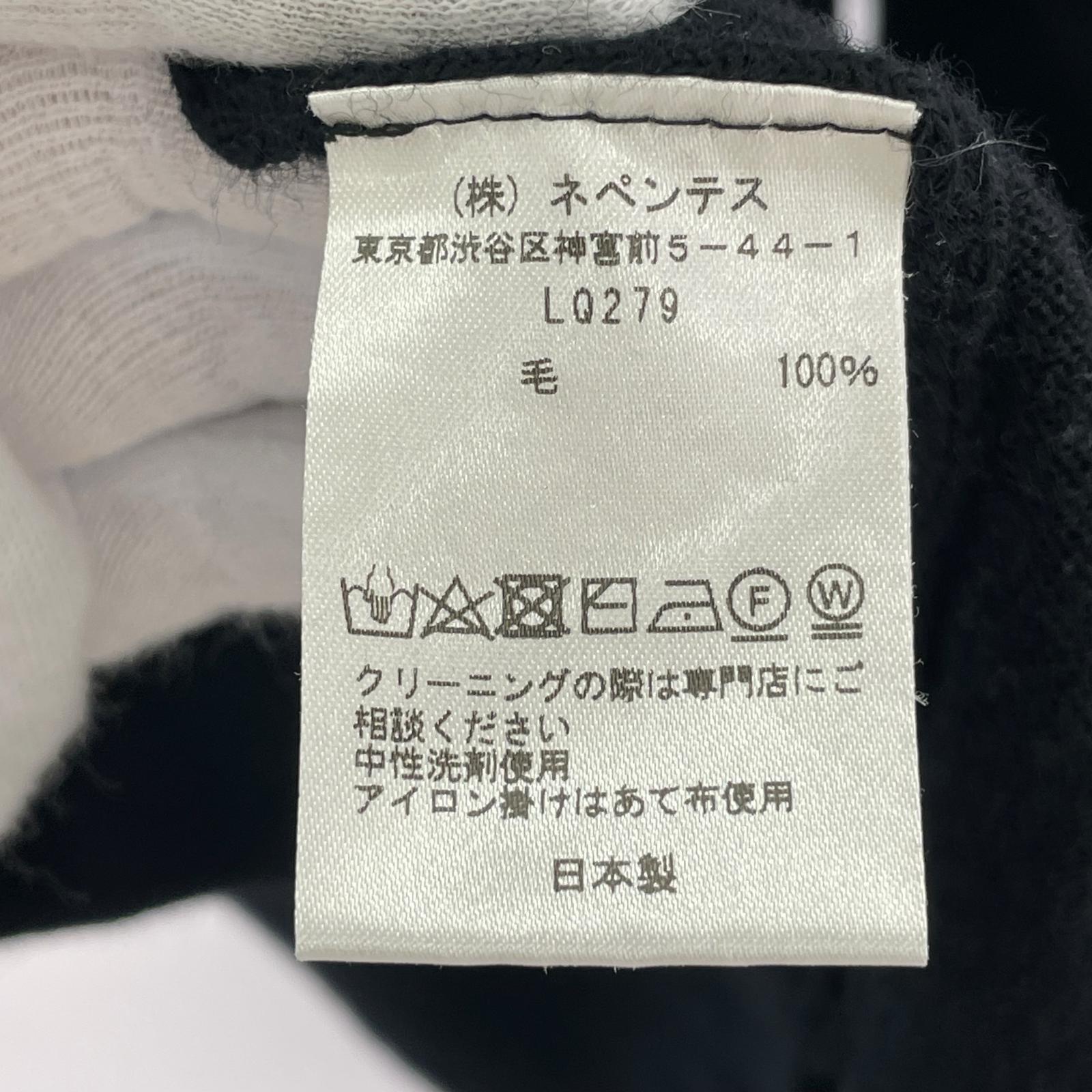 ニット 22AW モックネック M 黒 M ブラック