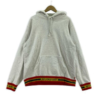 パーカー Striped Rib Hooded L グレー L グレー