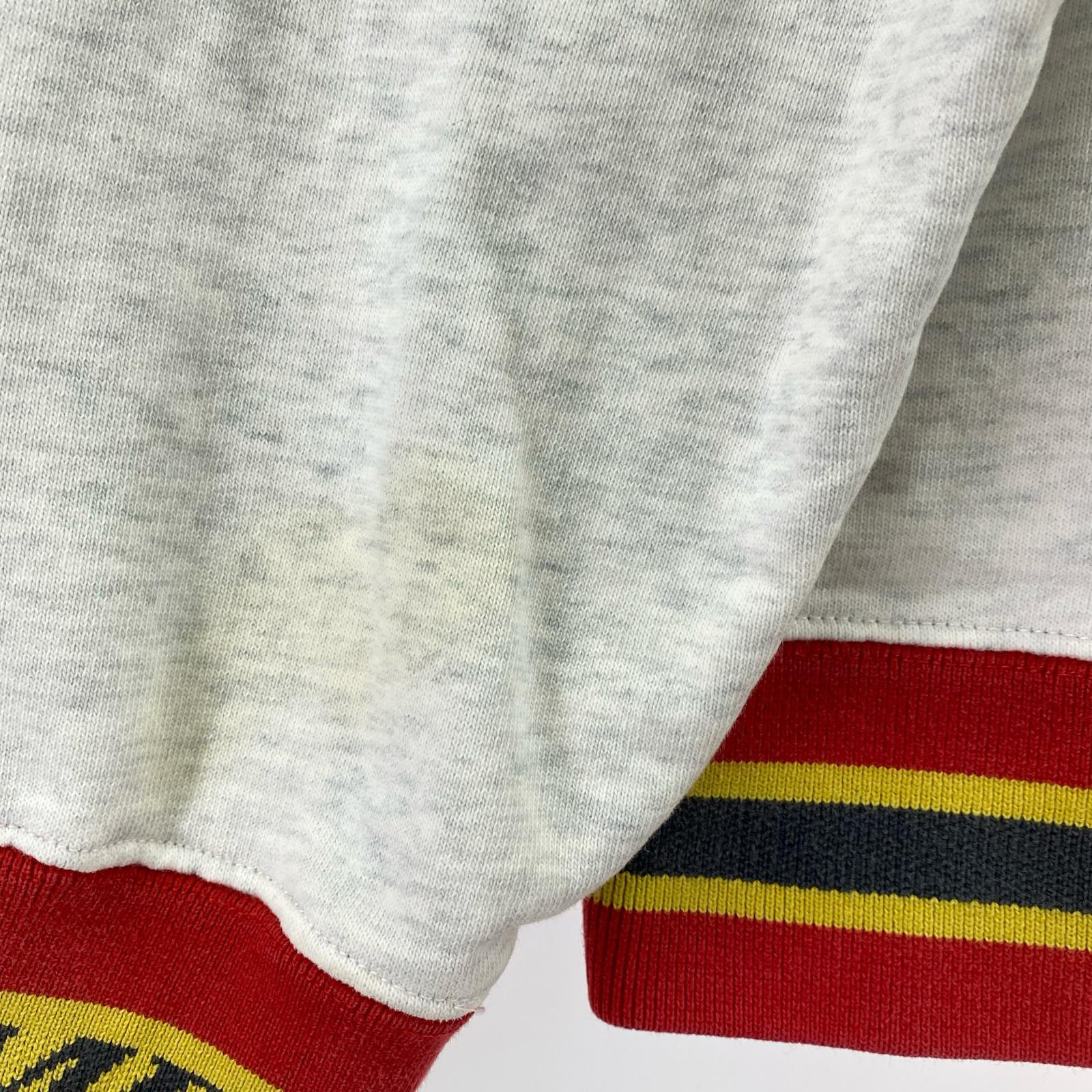パーカー Striped Rib Hooded L グレー L グレー