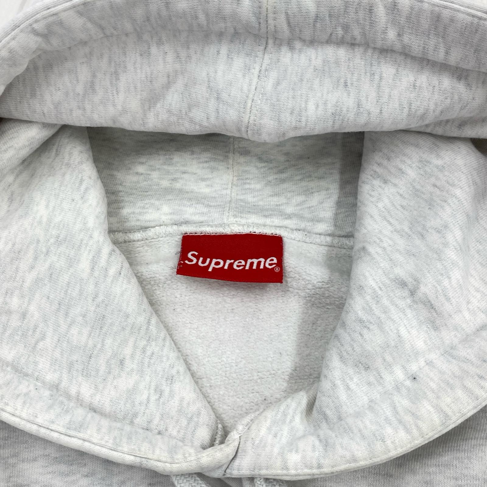 パーカー Striped Rib Hooded L グレー L グレー
