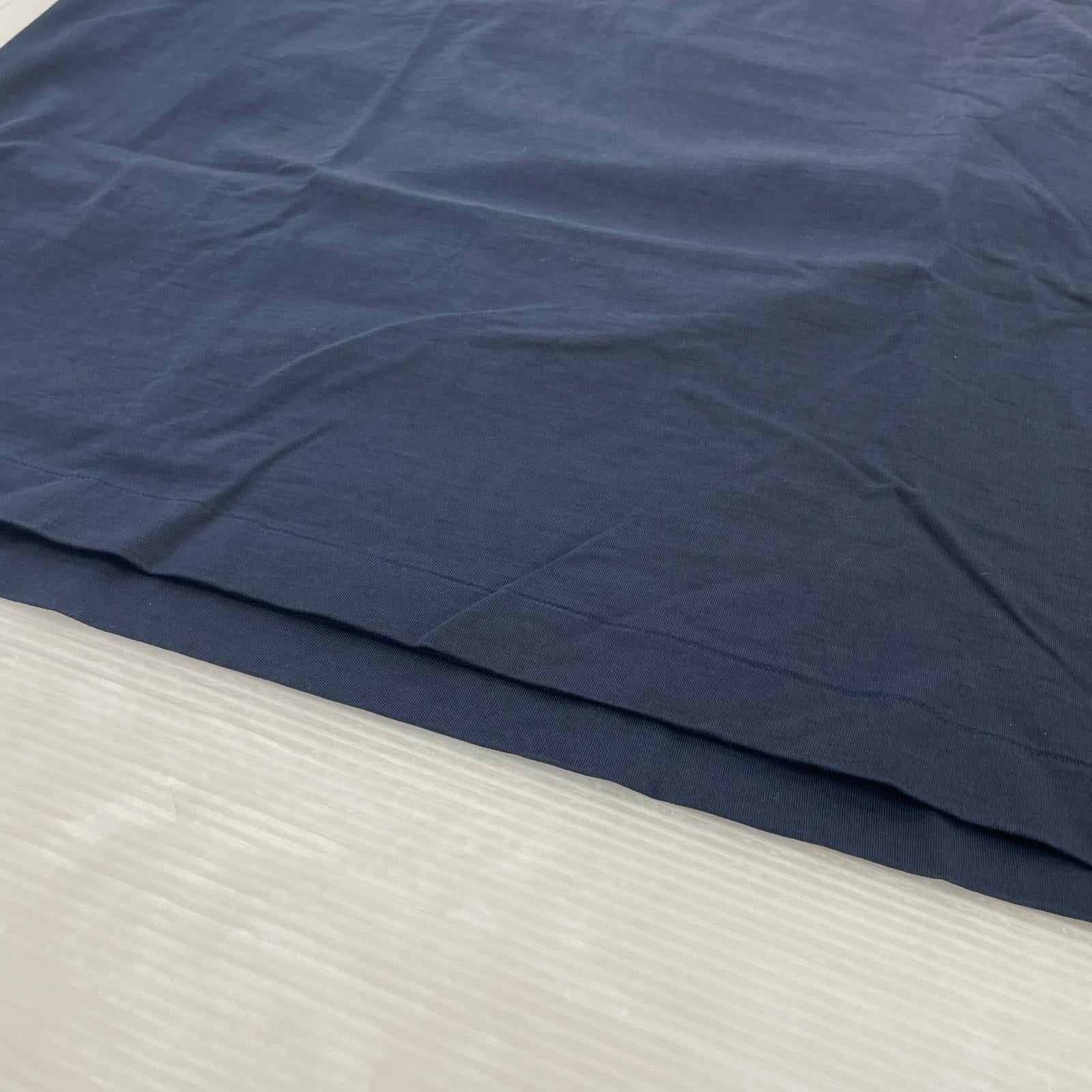 半袖Tシャツ コットン パッチワーク T/3/ネイビー/MTK4103-0803