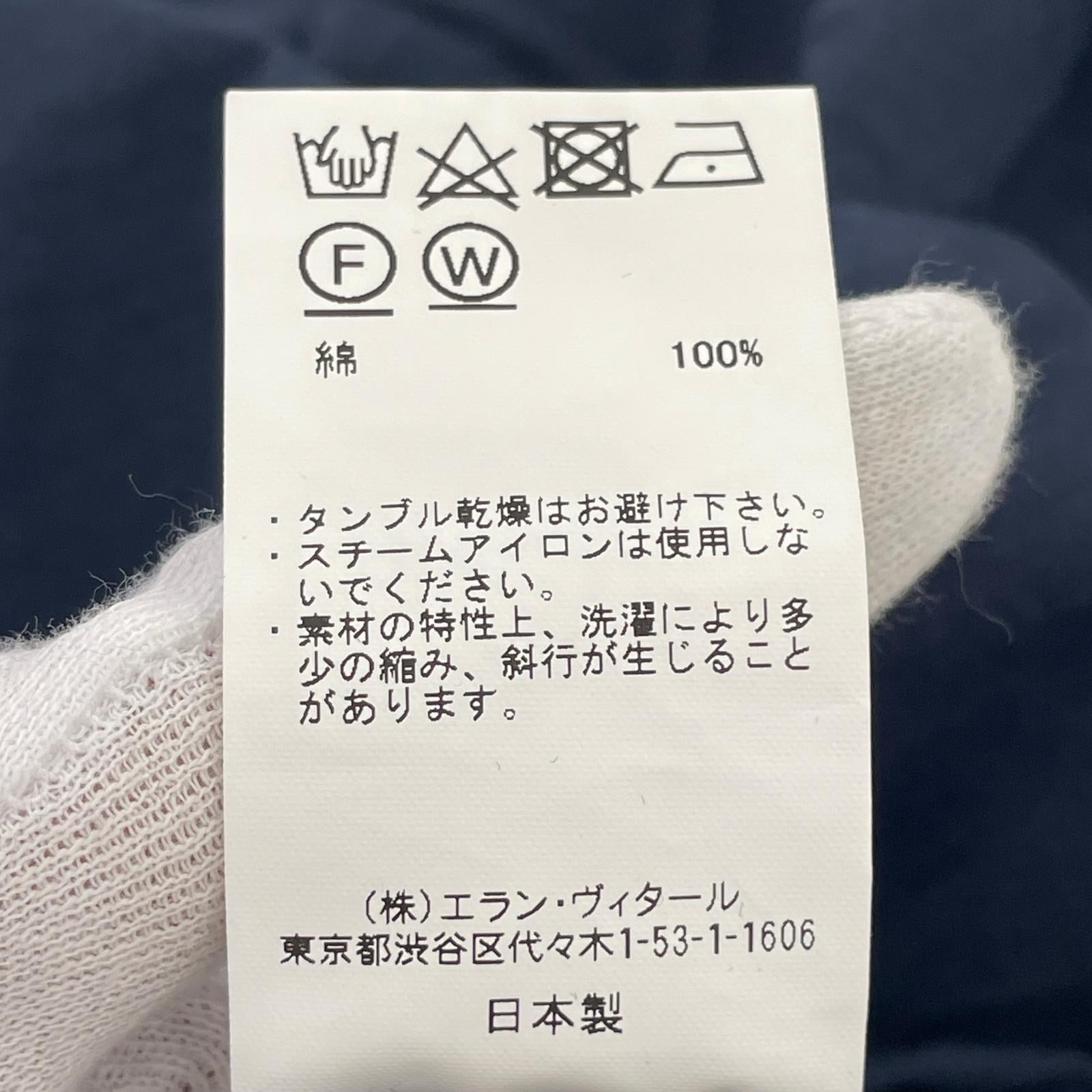 半袖Tシャツ コットン パッチワーク T/3/ネイビー/MTK4103-0803