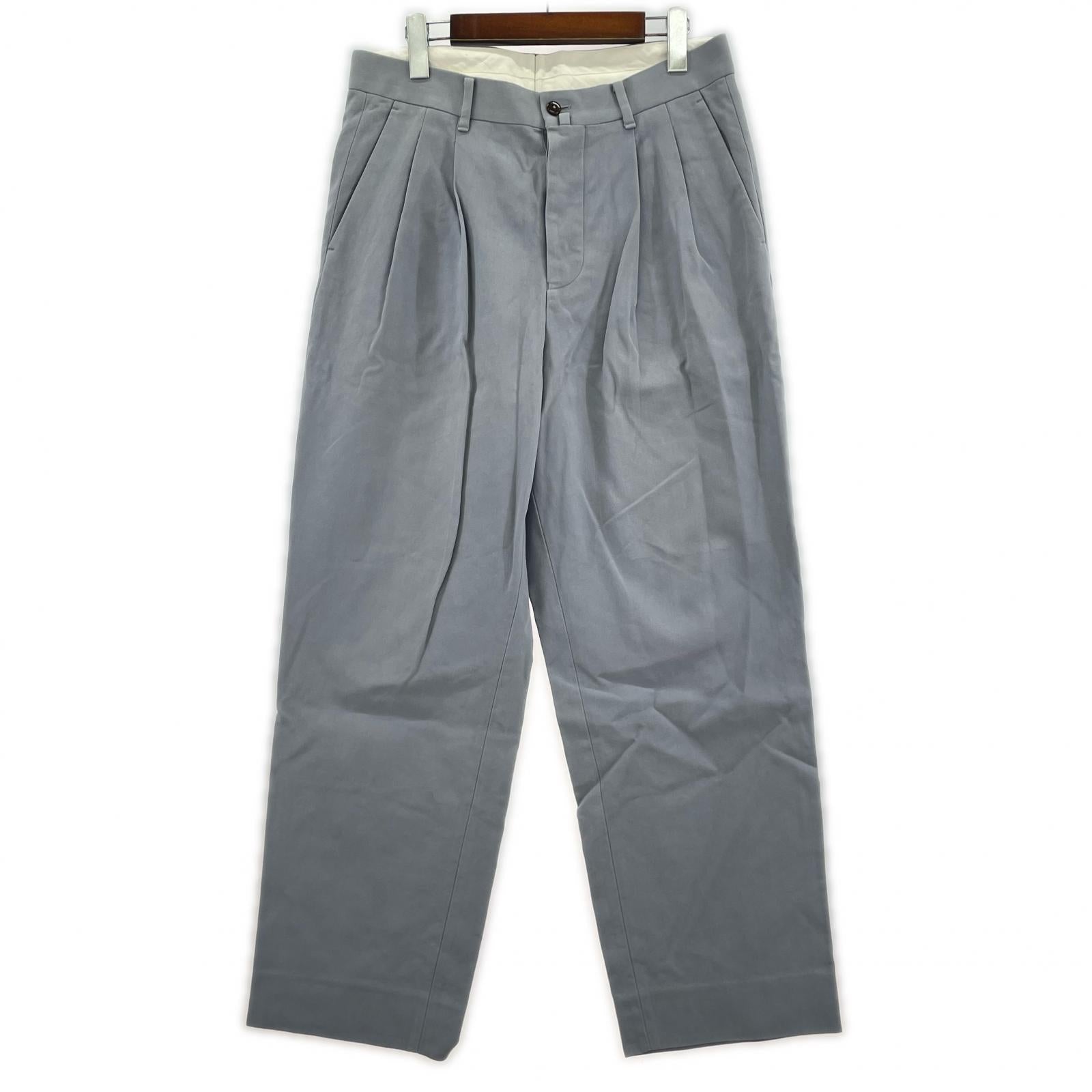 パンツ 2PLEATS TROUSERS JEFFERY/2/グレー グレー