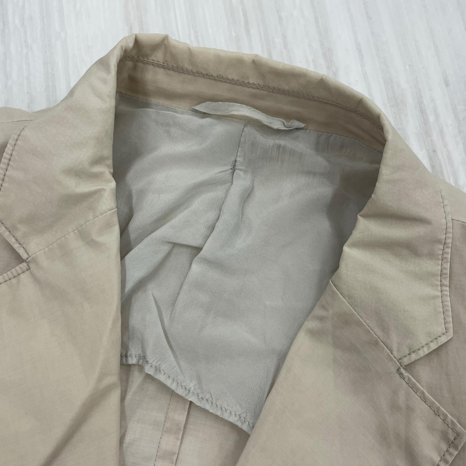 ジャケット JIL SANDER RAF SIMONS期 ライトウェイト 2Bジャケット 48 ベージュ 48 ベージュ