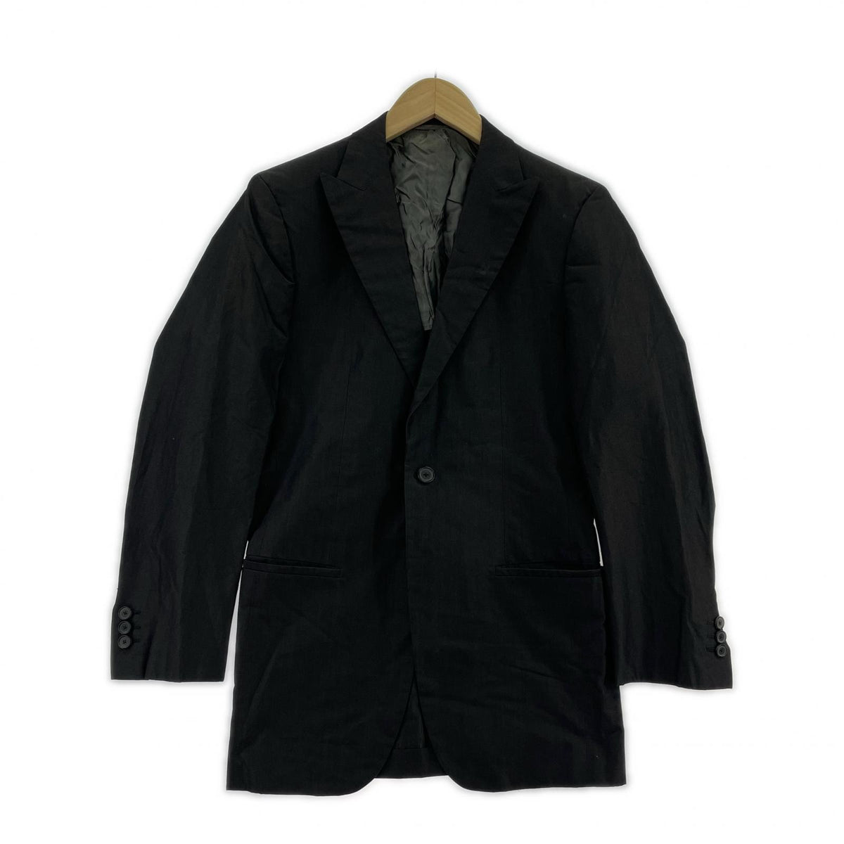 ジャケット JIL SANDER ピークドラペル1Bジャケット 44 グレー 44 グレー