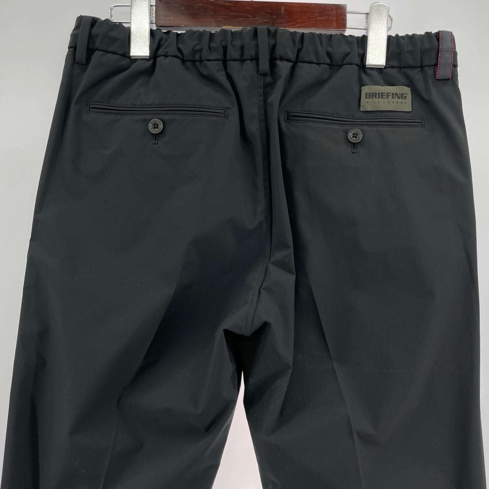 パンツ ストレッチパンツ 黒 L ブラック