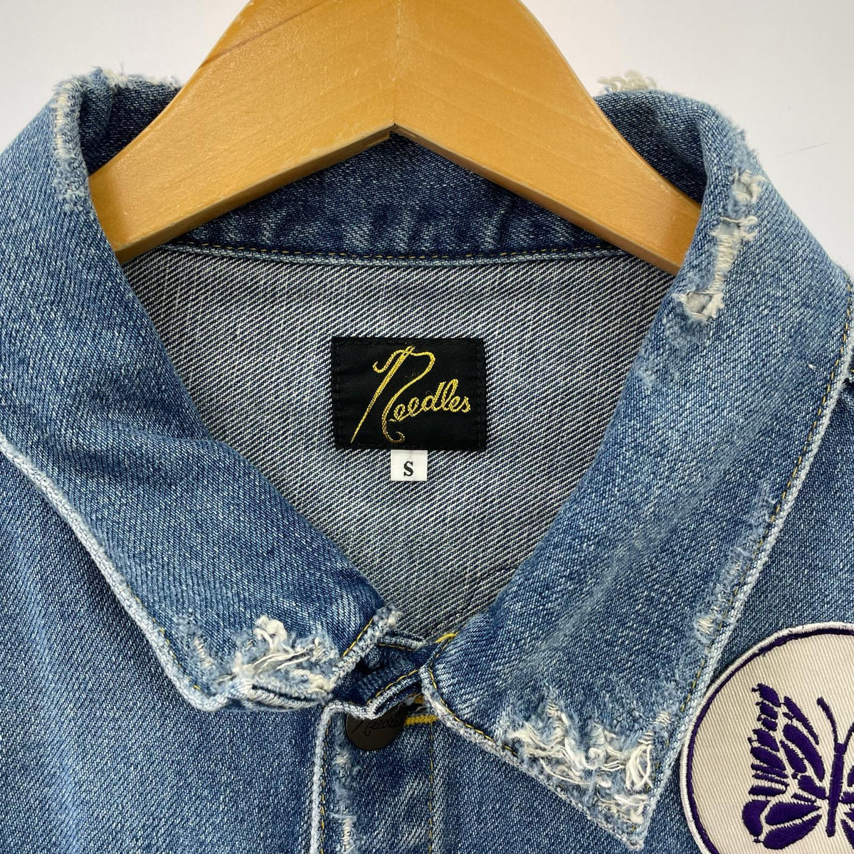 デニムジャケット Assorted Patches Jean Jacket S KP137 S
