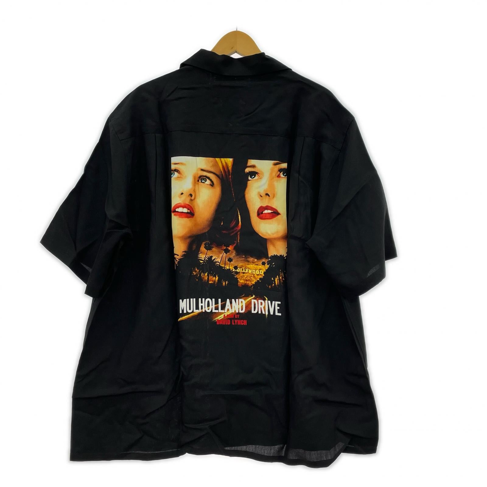 半袖シャツ MULHOLLAND DRIVE アロハシャツ BLK ブラック