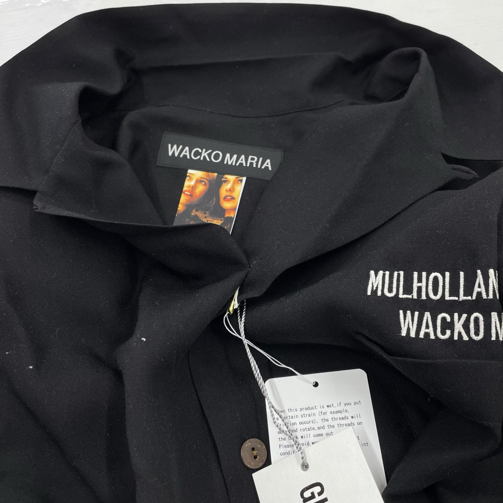 半袖シャツ MULHOLLAND DRIVE アロハシャツ BLK ブラック
