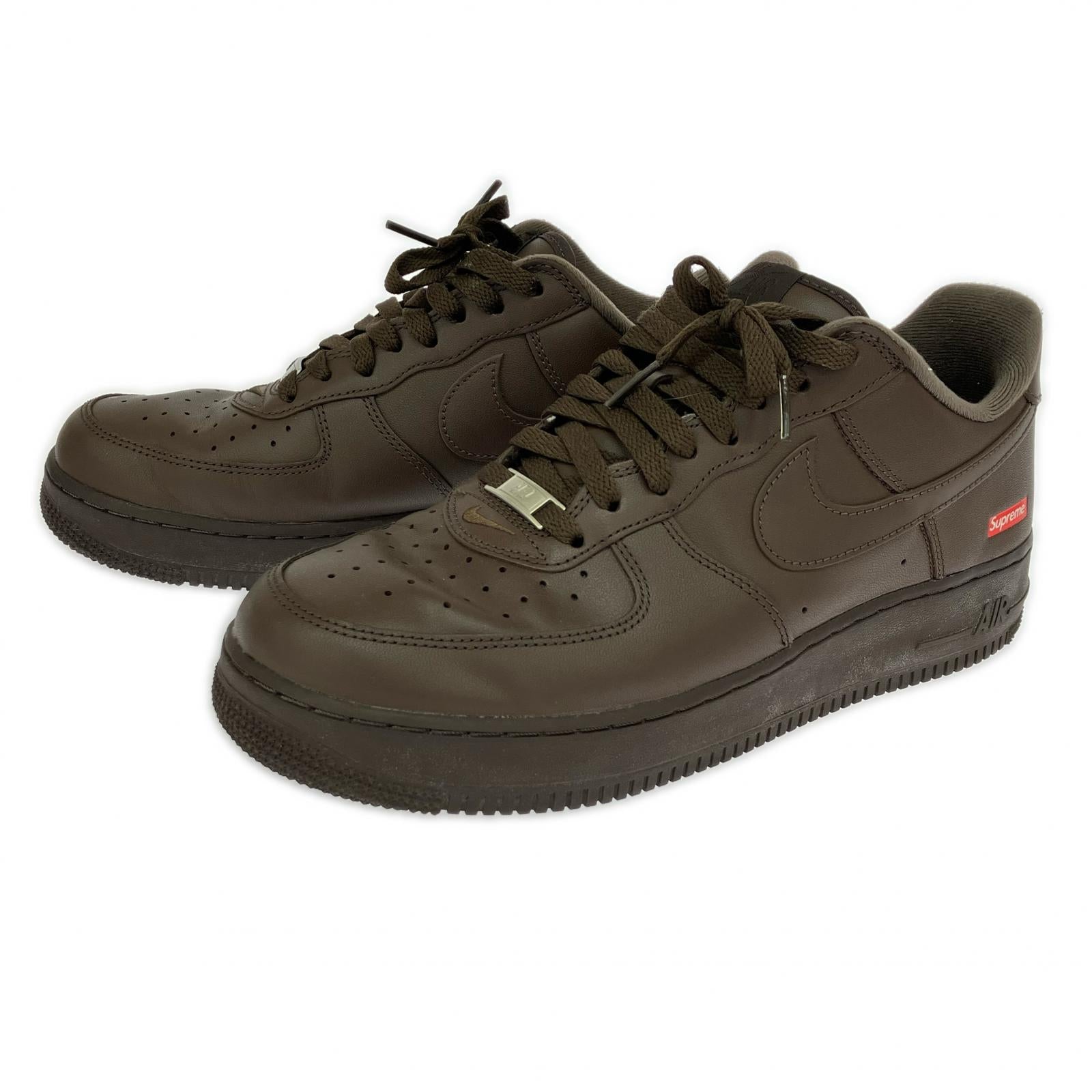 スニーカー ×Supreme AIR FORCE 1 LOW Baroque Brown 28.0cm 28cm (US10 UK9 1/2 EU46) ブラウン