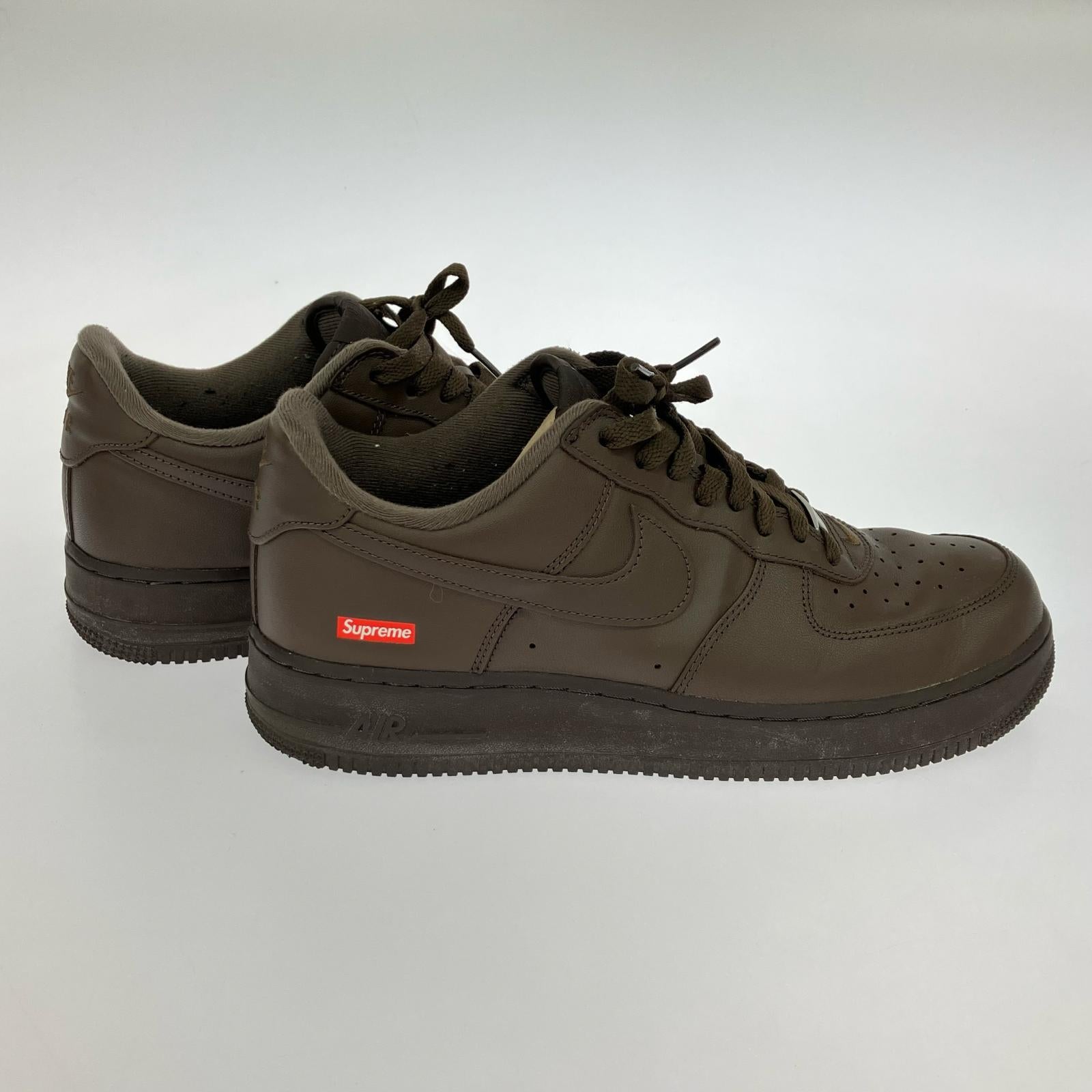 スニーカー ×Supreme AIR FORCE 1 LOW Baroque Brown 28.0cm 28cm (US10 UK9 1/2 EU46) ブラウン