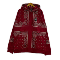 パーカー 26SS BANDANA HOODIE XL レッド