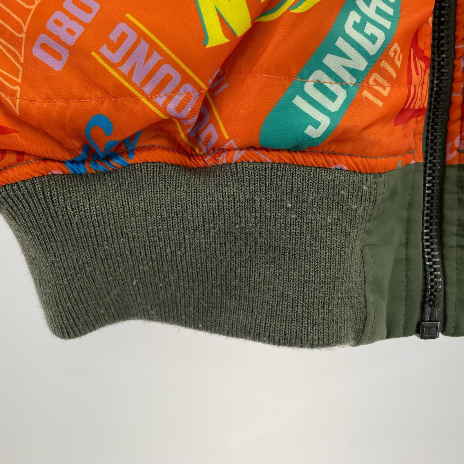 ジャケット × ATEEZ REVERSIBLE MA-1 リバーシブル カーキ (L) L カーキ