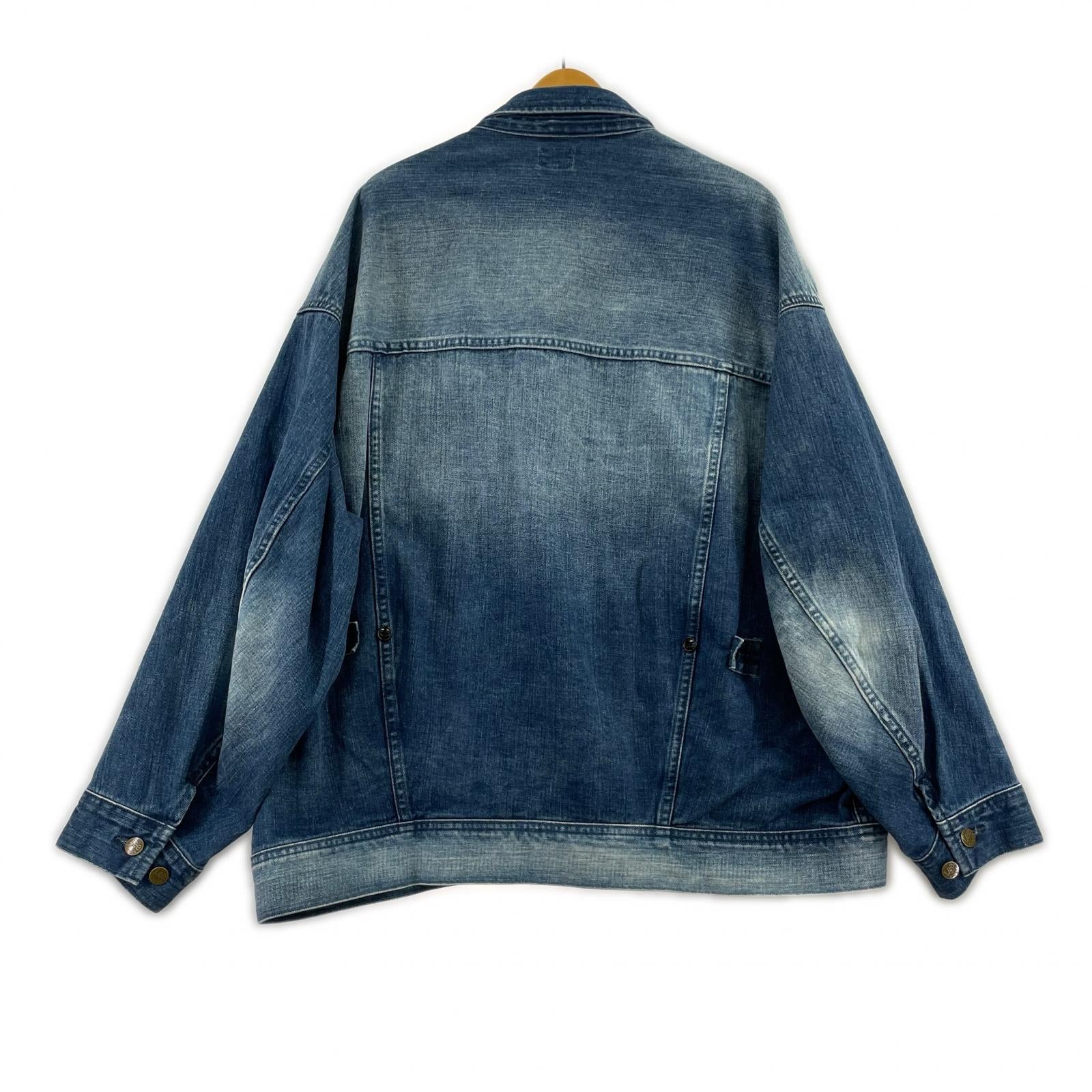 デニムジャケット ×MFC STORE マルチポケット デニムジャケット(XL) ブルー