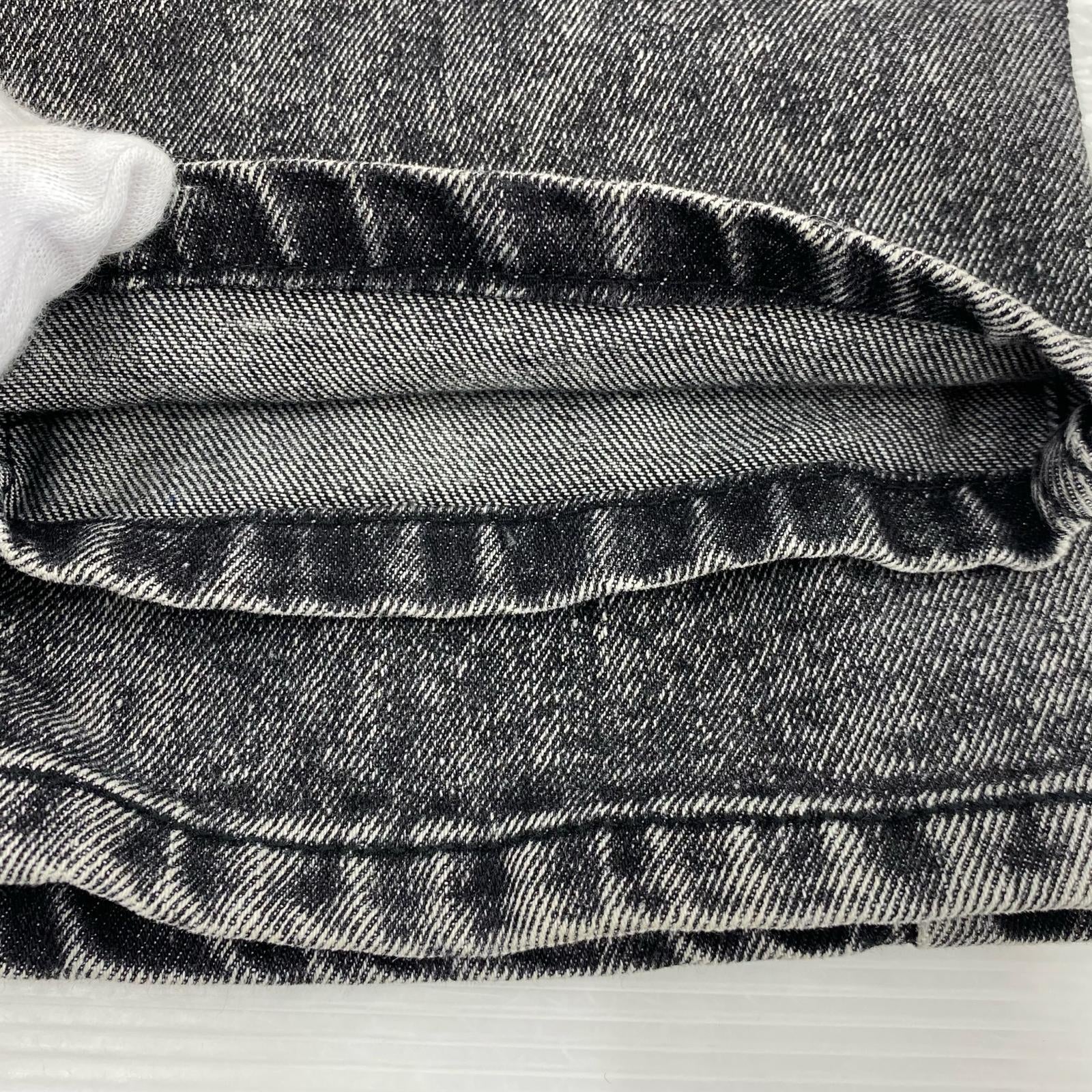 デニムパンツ デニムパンツ ブラック(XL) ブラック