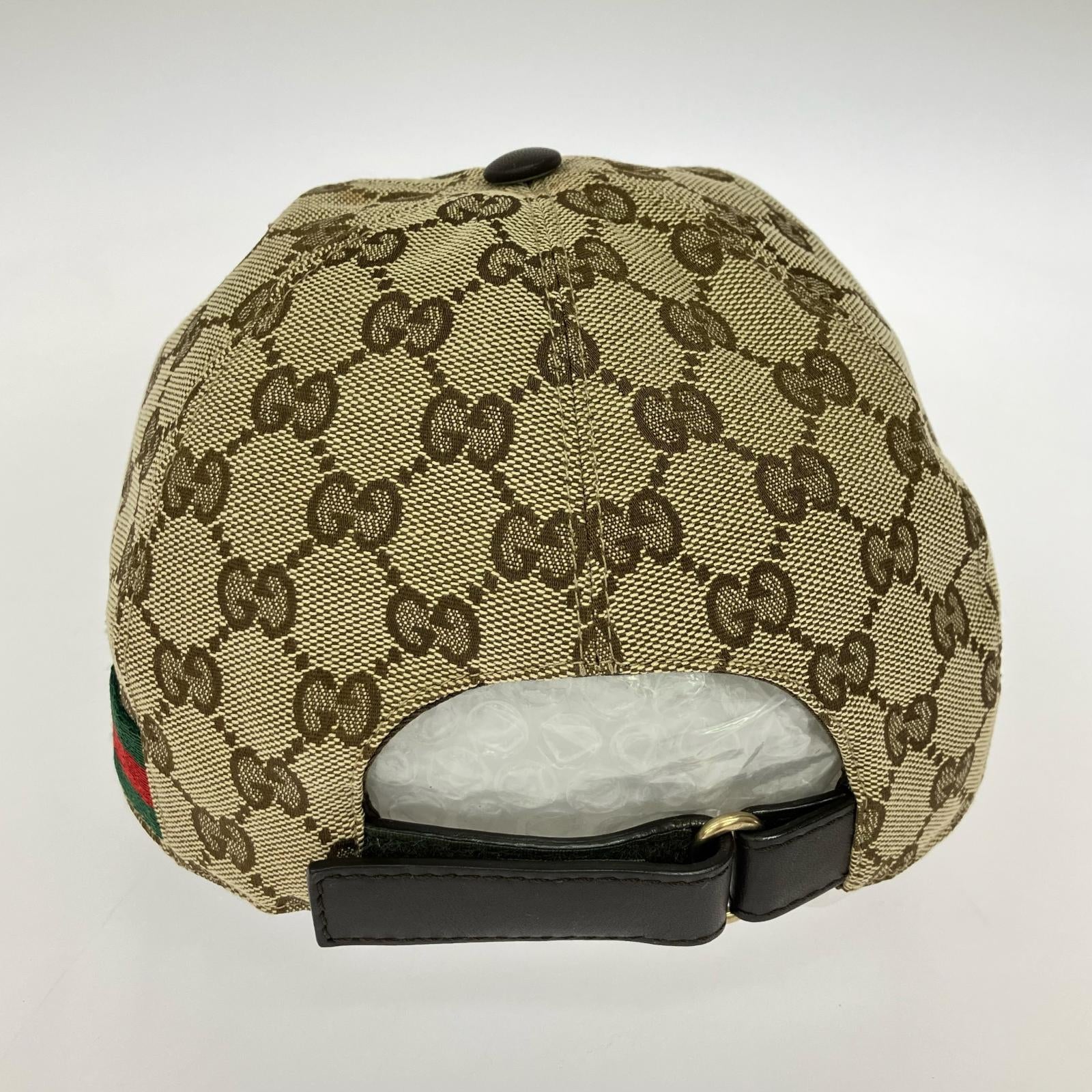 GUCCI GGキャンバス シェリーライン キャップ