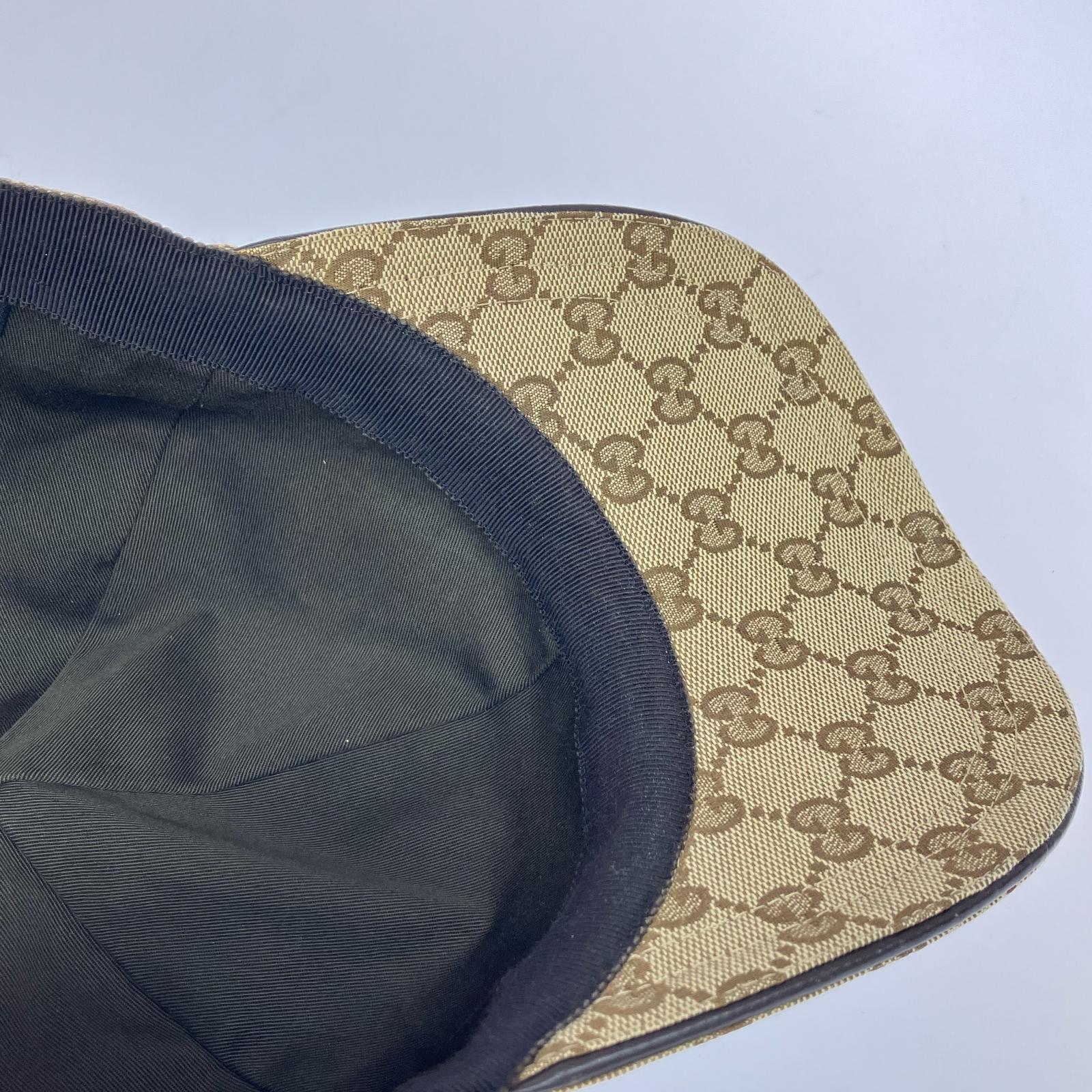 GUCCI GGキャンバス シェリーライン キャップ