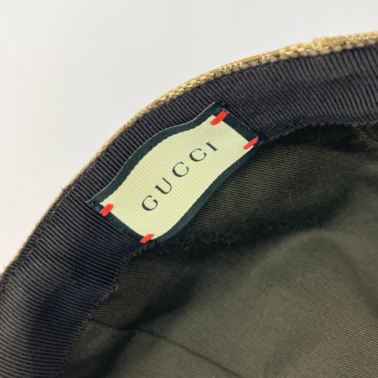 GUCCI GGキャンバス シェリーライン キャップ