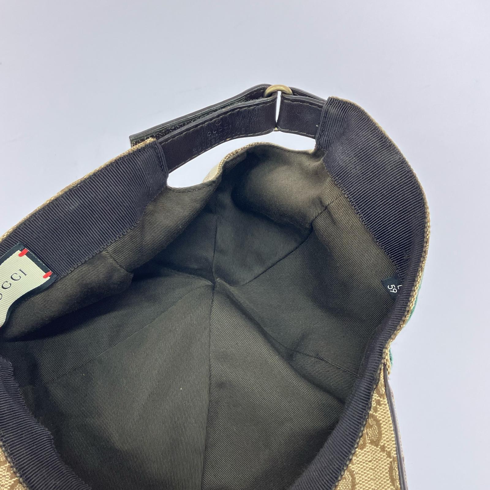 GUCCI GGキャンバス シェリーライン キャップ