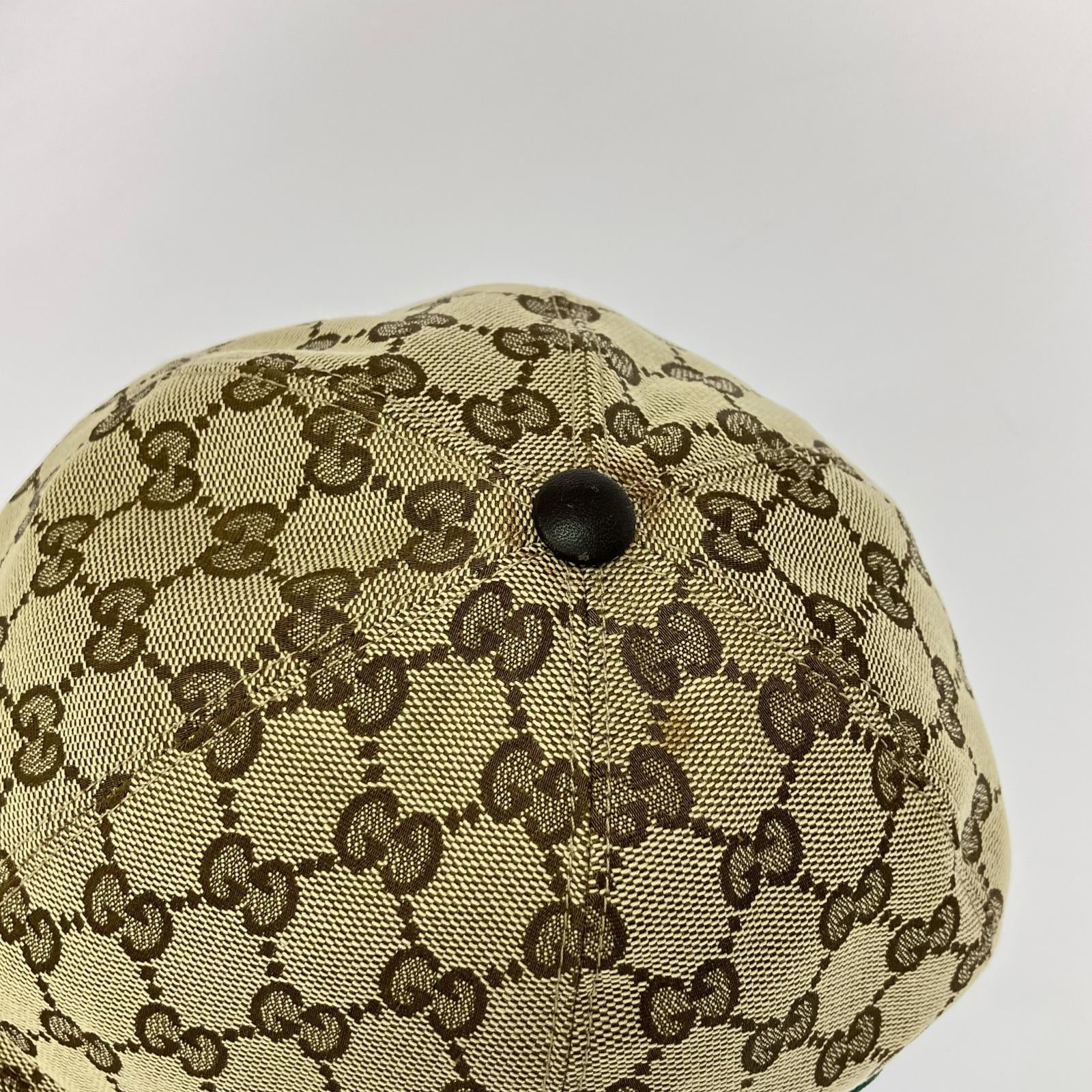 GUCCI GGキャンバス シェリーライン キャップ