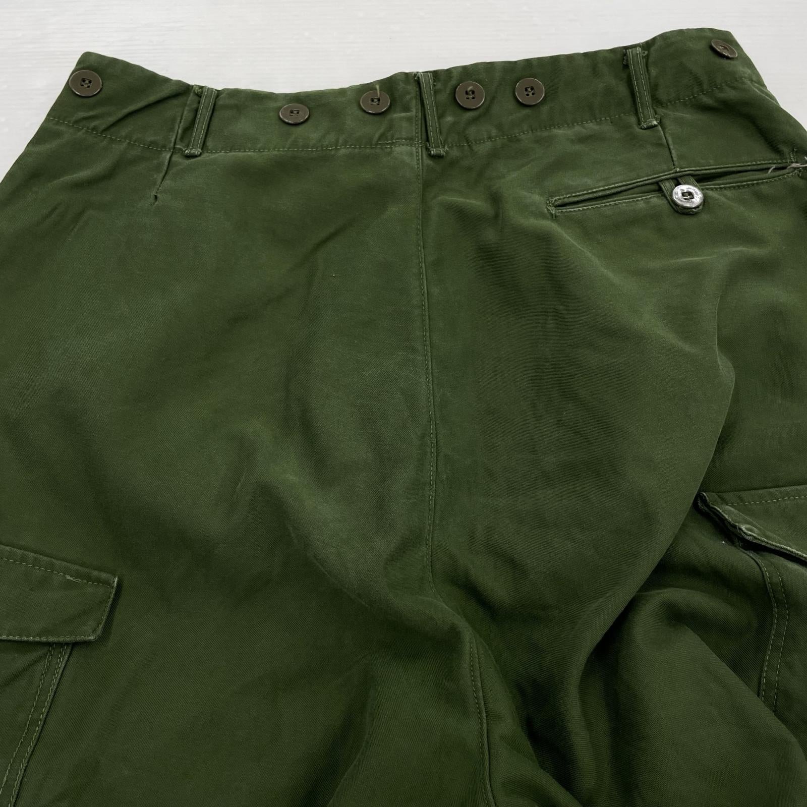 パンツ スウェーデン軍 M-59 W32 カーキ